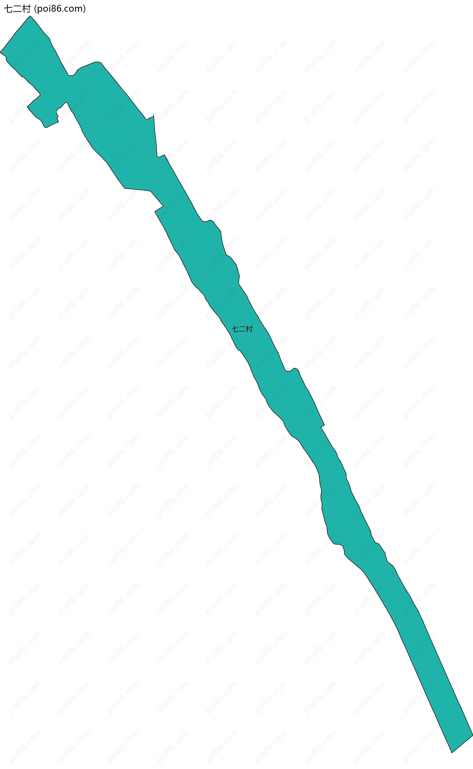 七二村边界地图