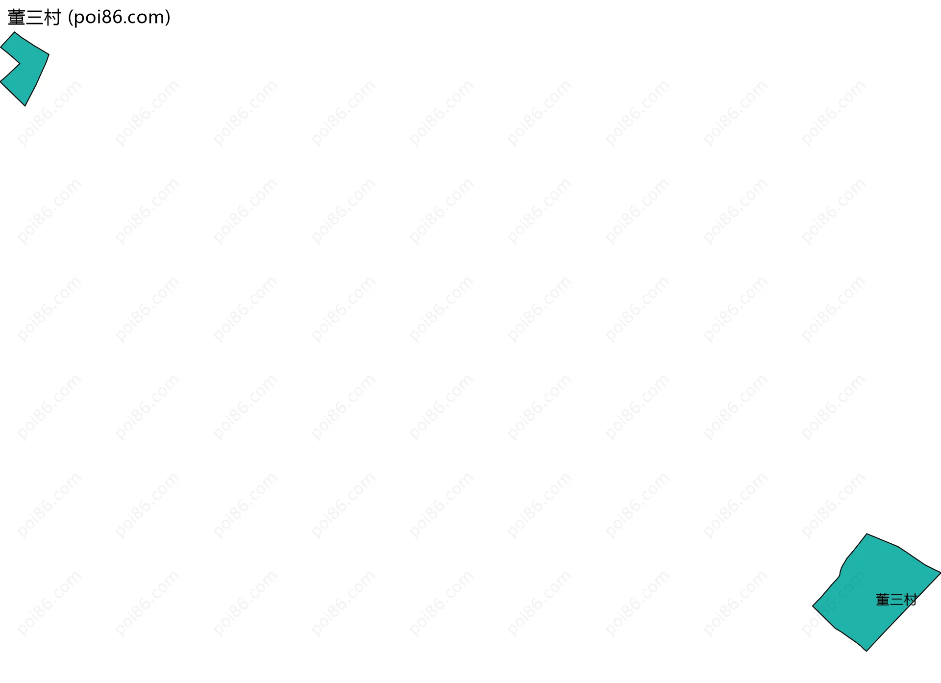 董三村边界地图