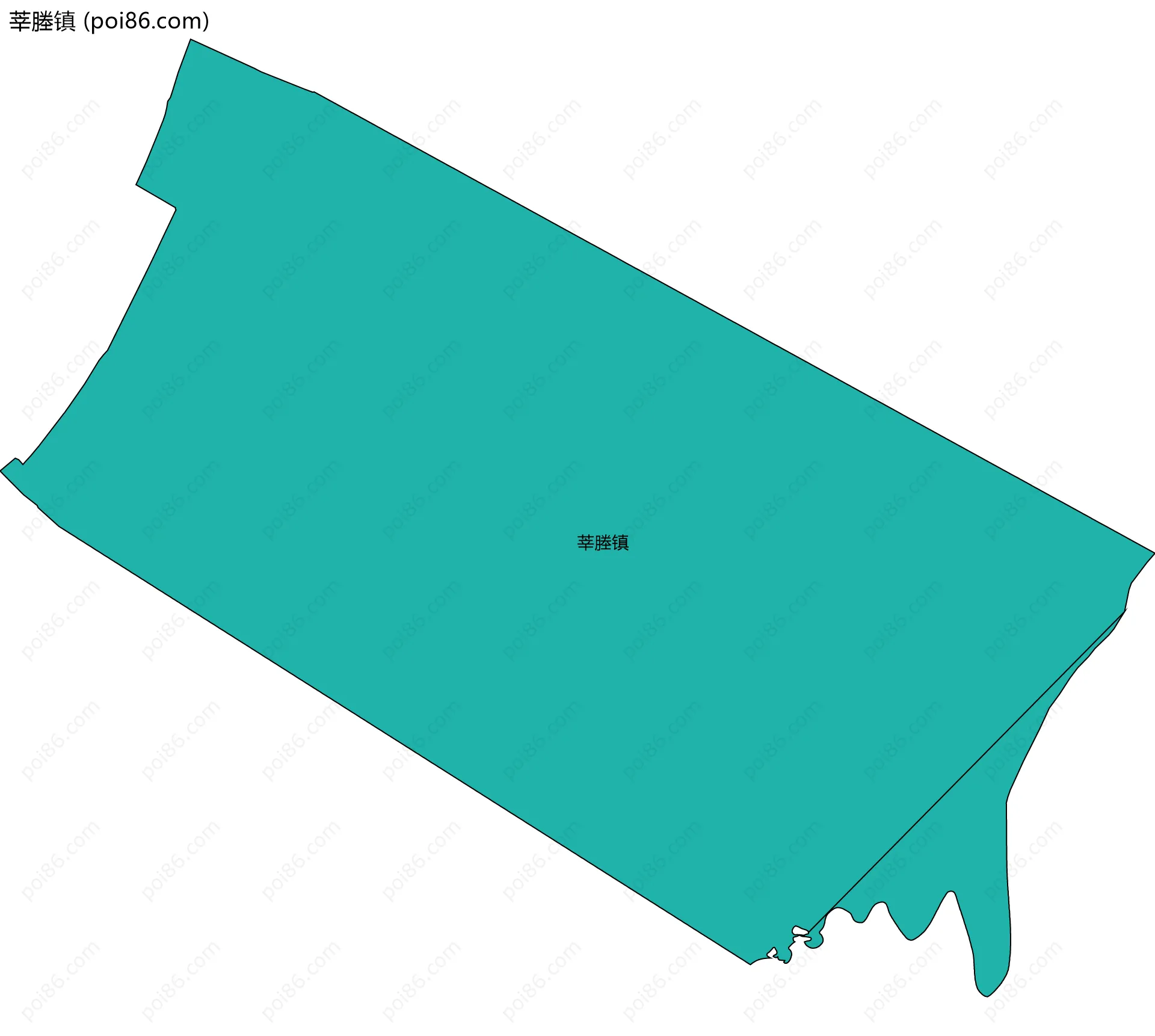 莘塍镇边界地图