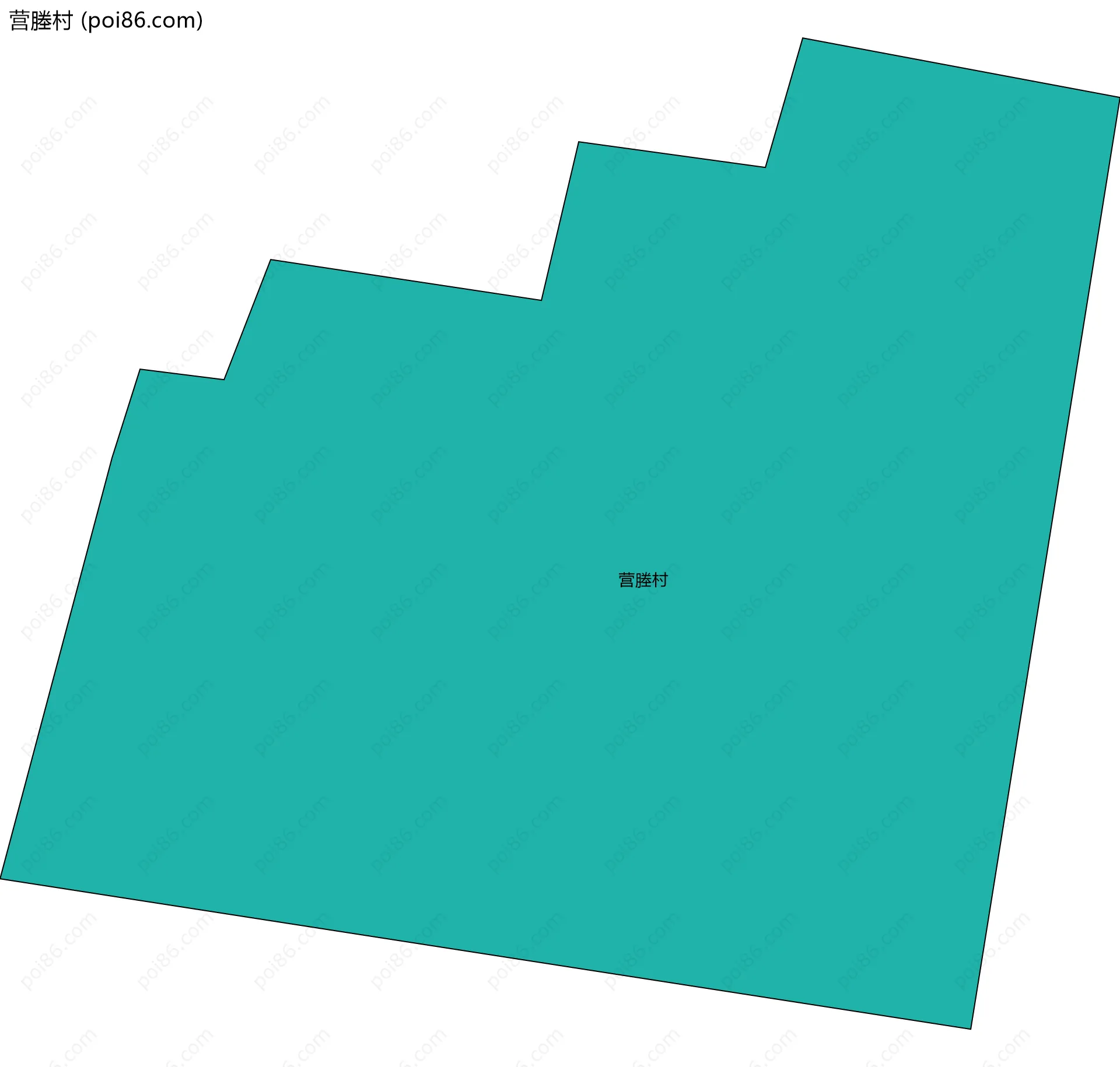 营塍村边界地图