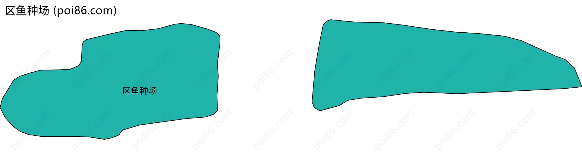 区鱼种场边界地图