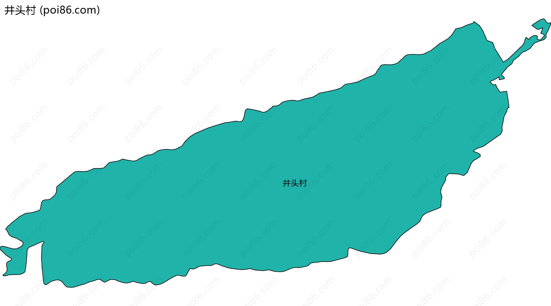 井头村边界地图