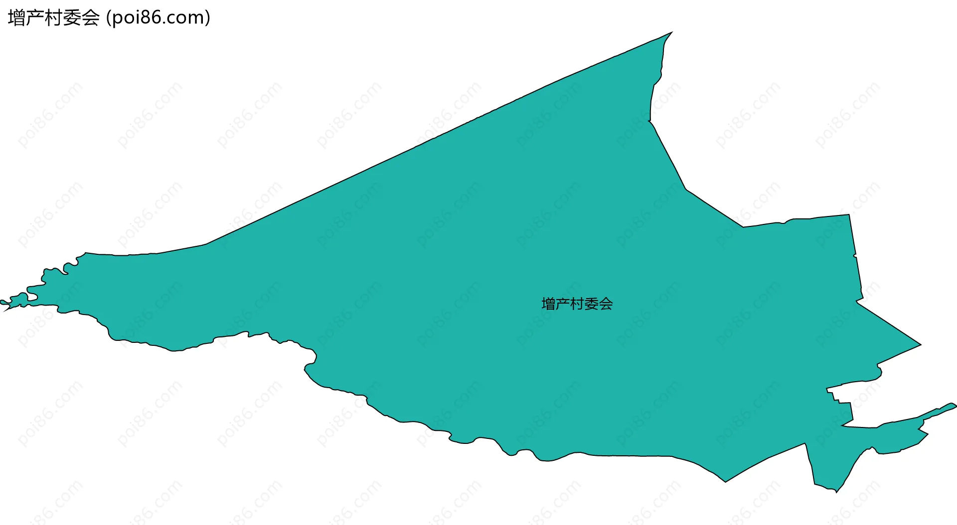 增产村委会边界地图