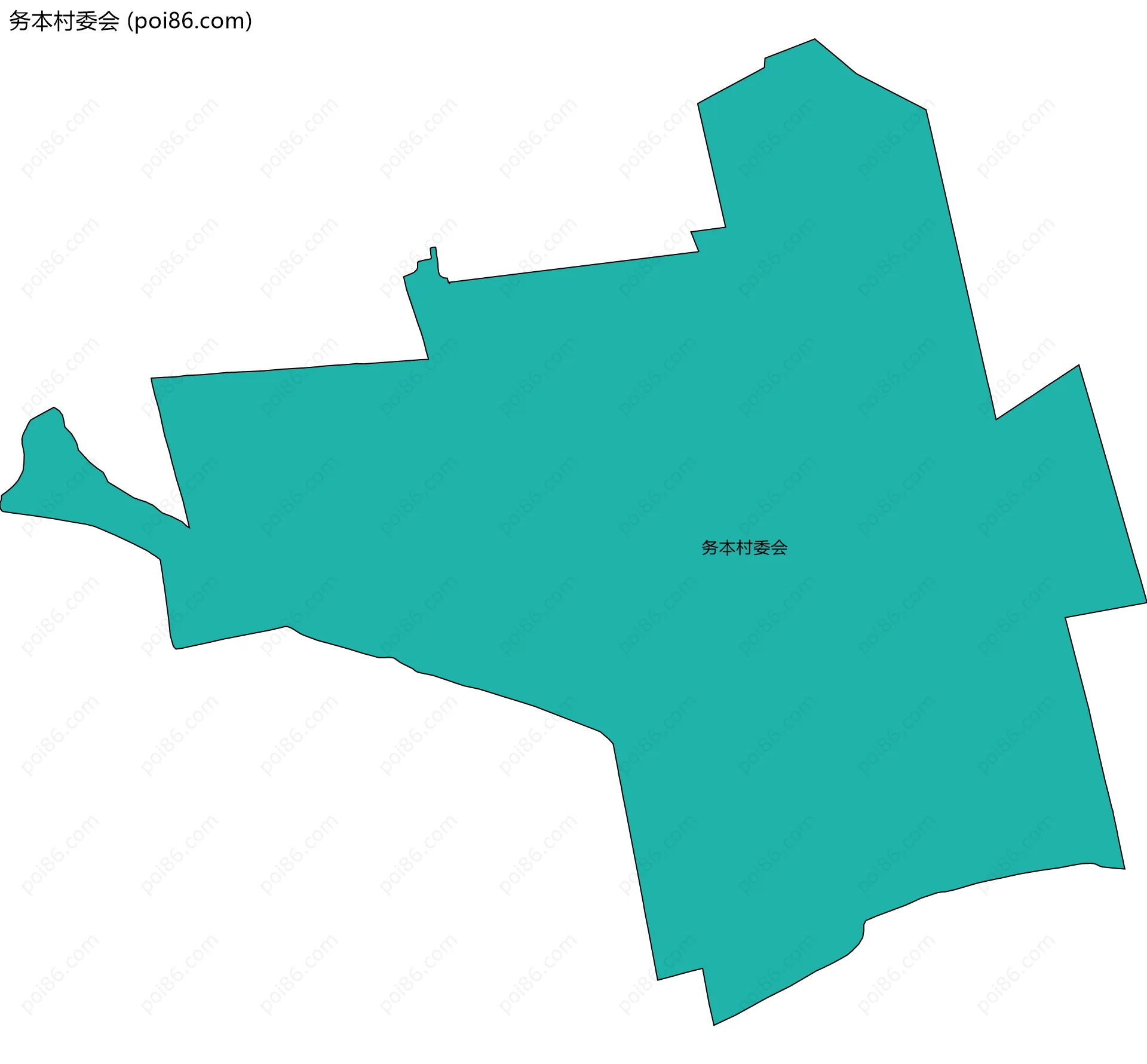 务本村委会边界地图