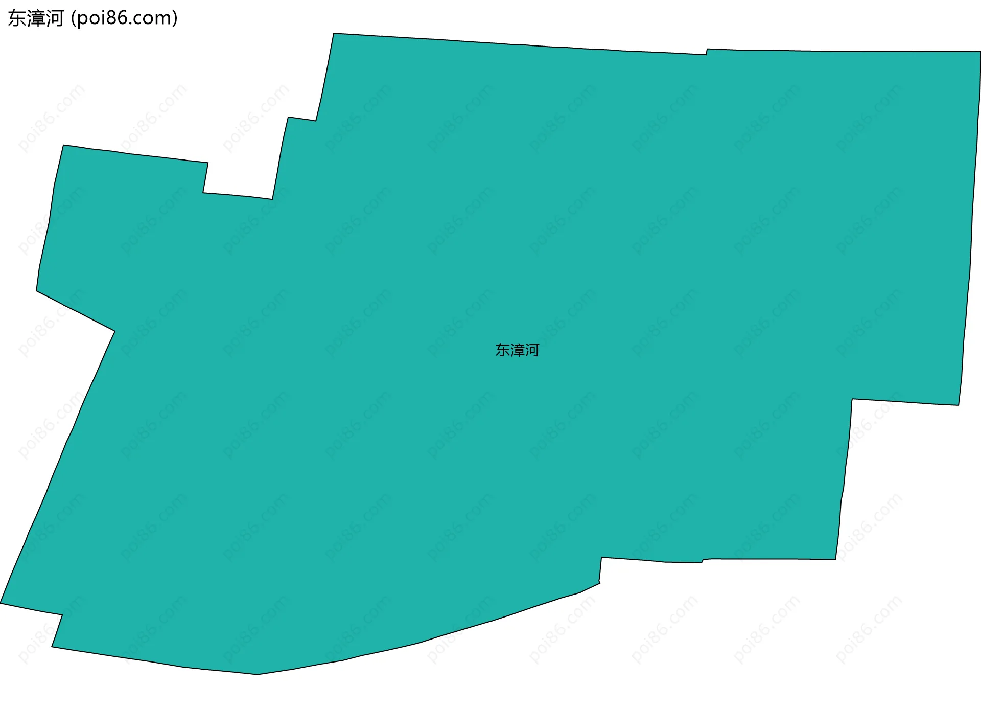东漳河边界地图