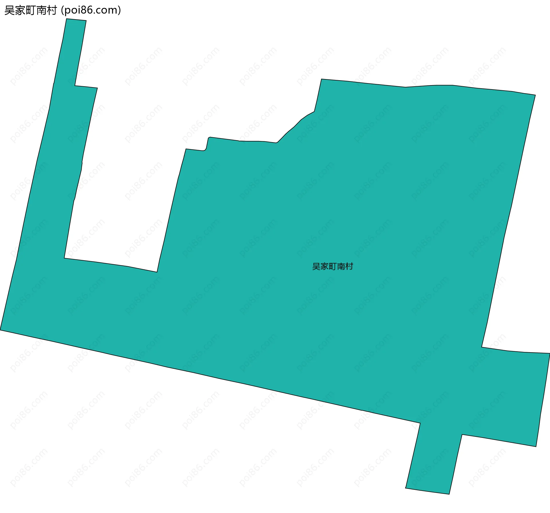 吴家町南村边界地图