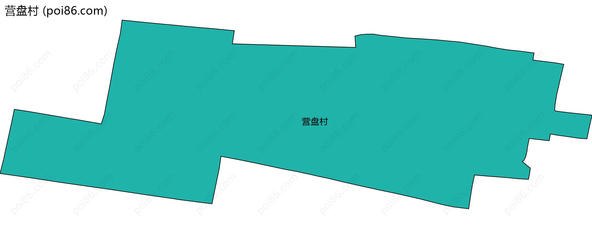 营盘村边界地图