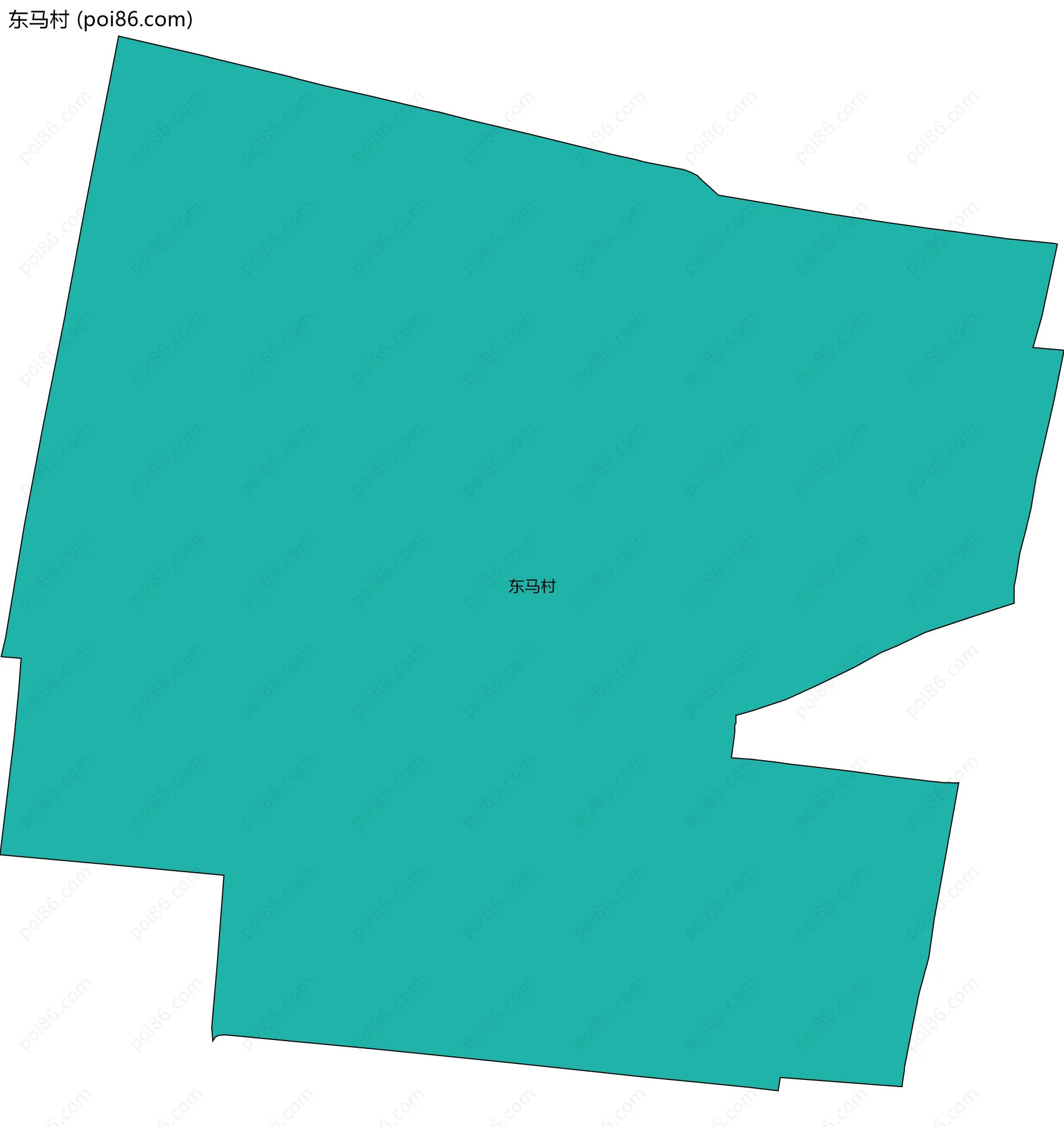 东马村边界地图