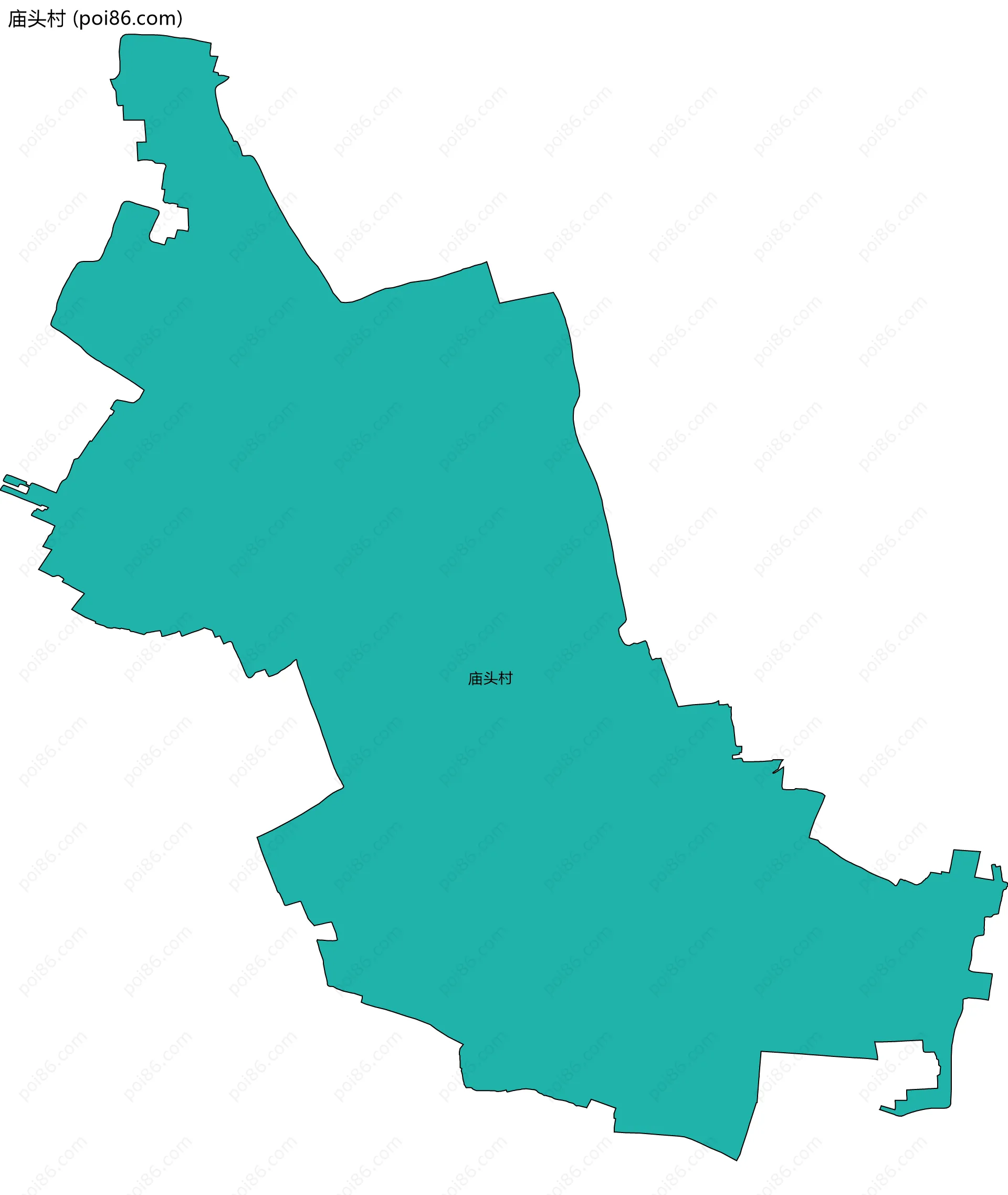 庙头村边界地图