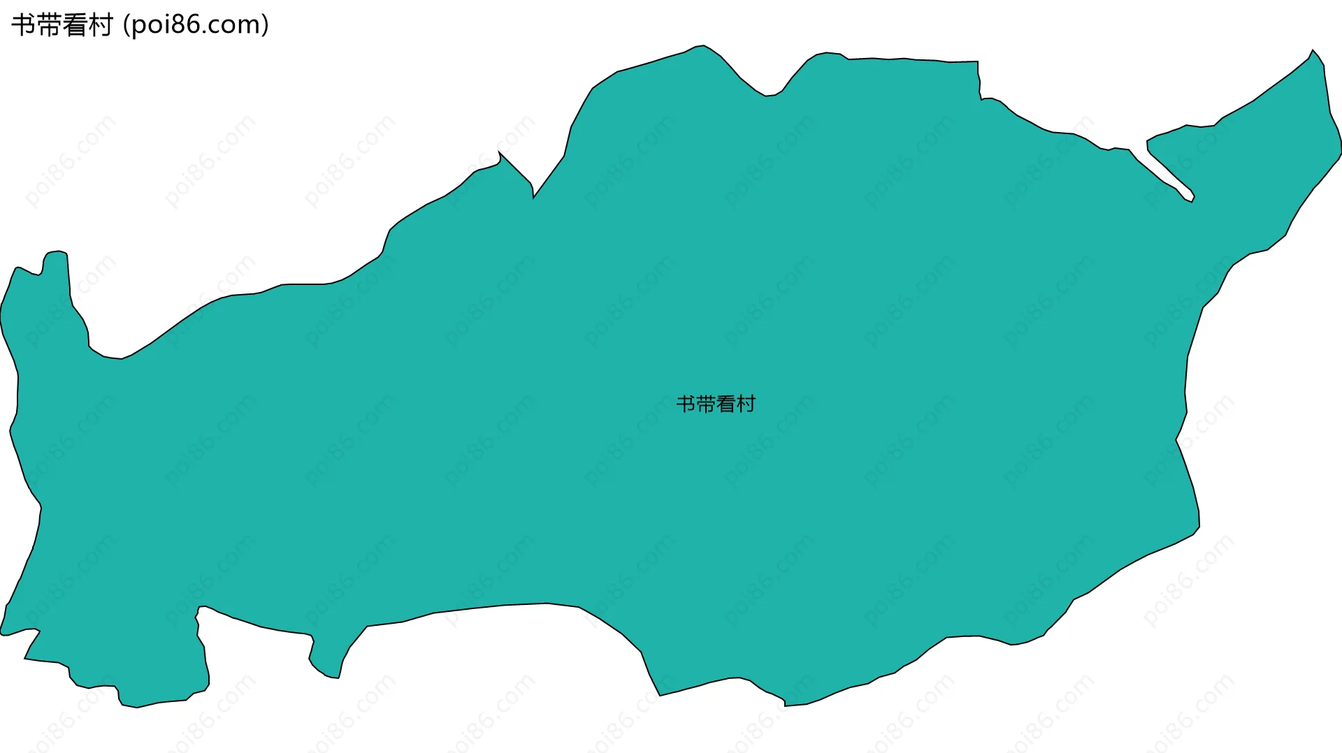 书带看村边界地图