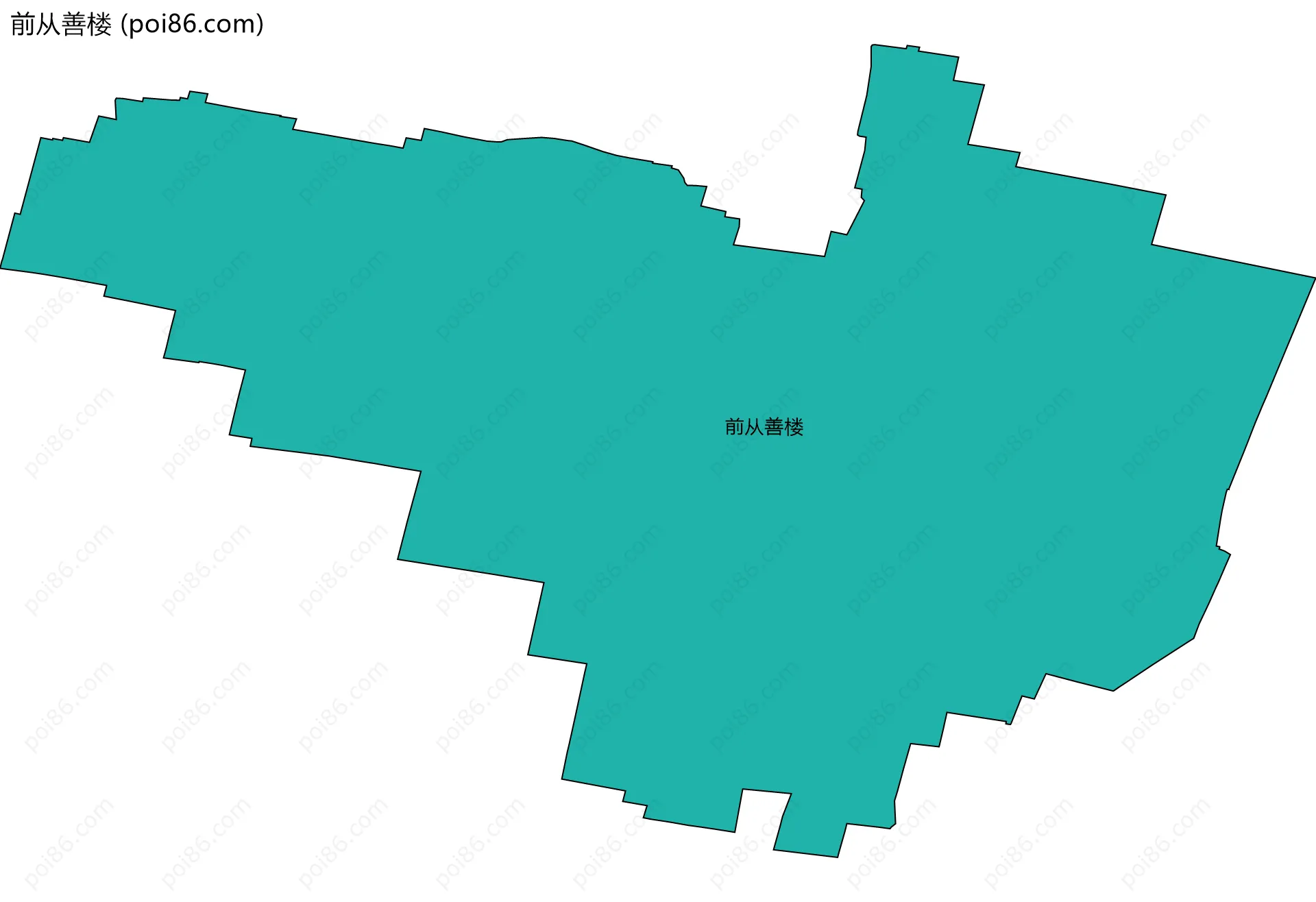 前从善楼边界地图