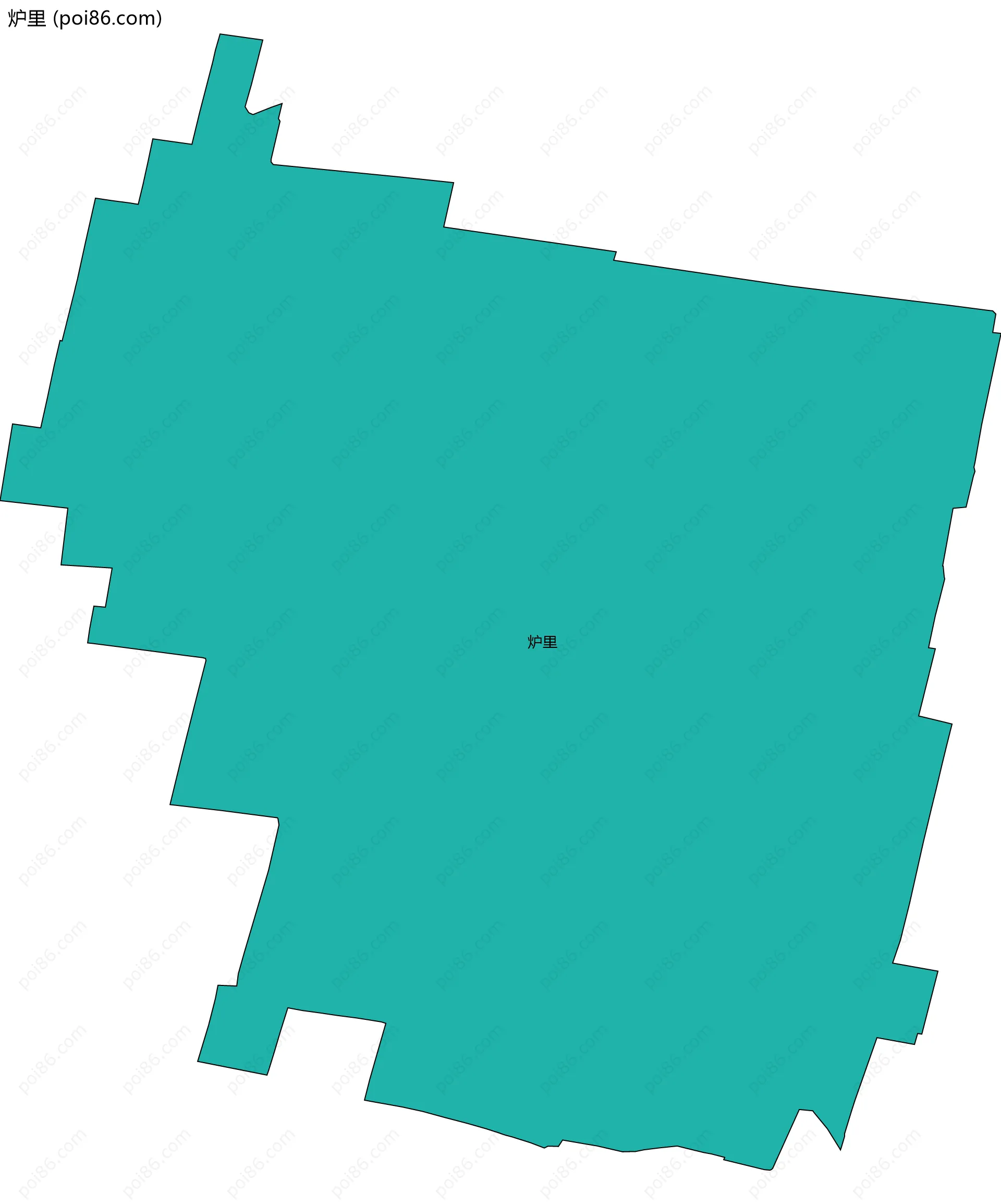 炉里边界地图