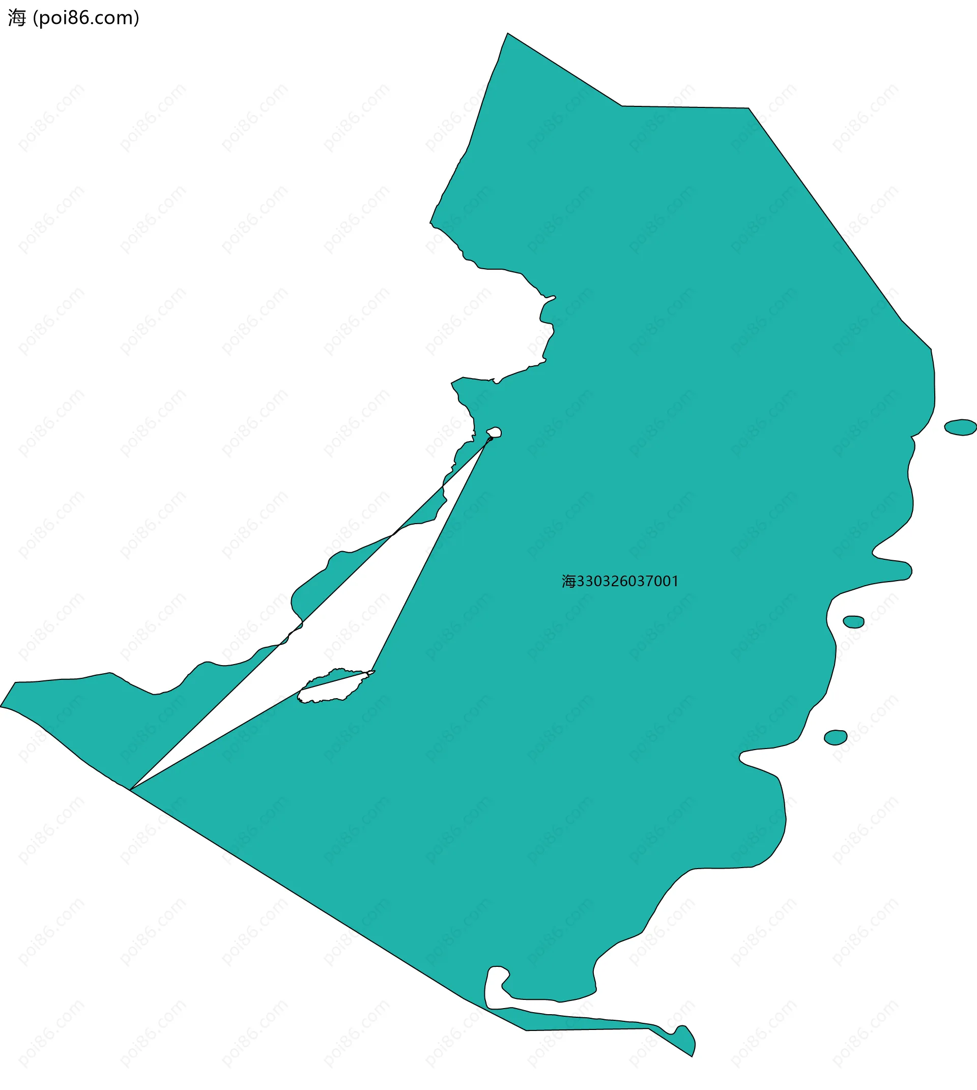 海边界地图(五级行政区划)