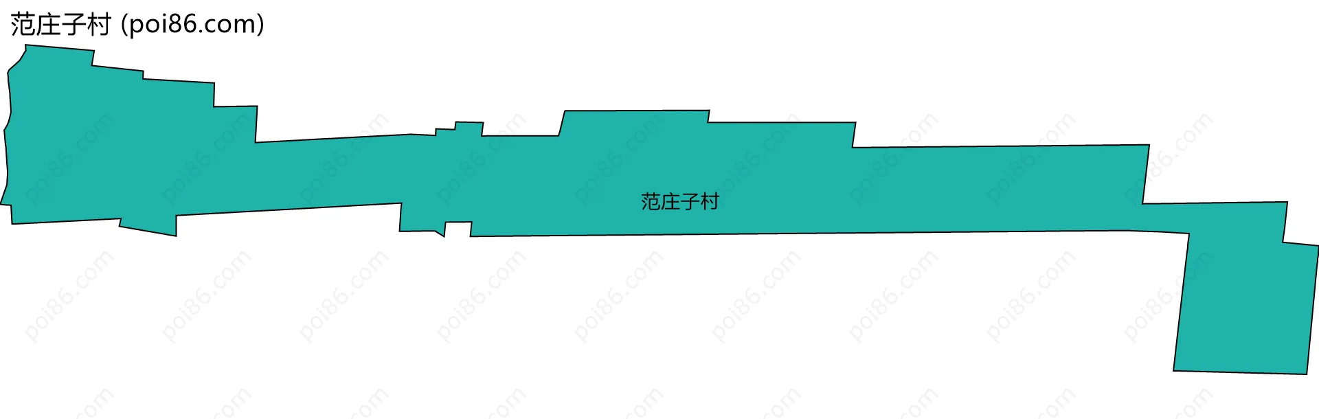 范庄子村边界地图