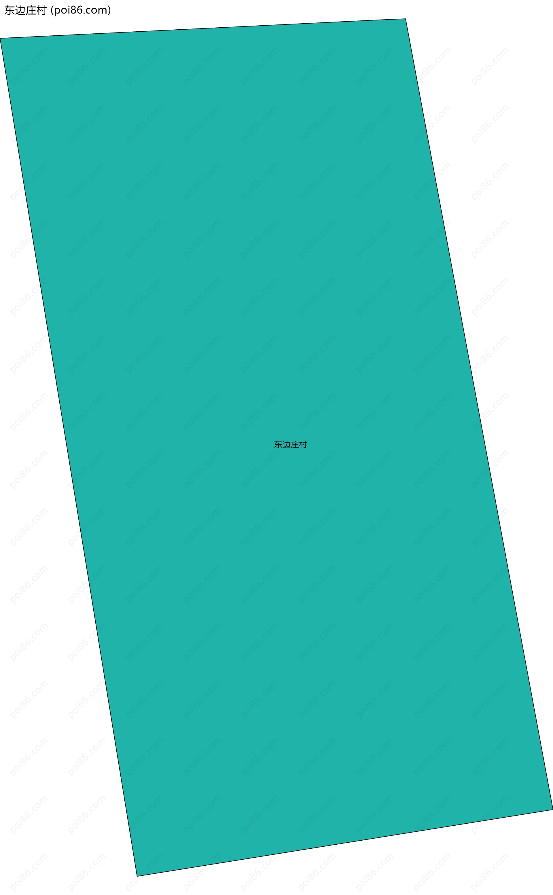 东边庄村边界地图