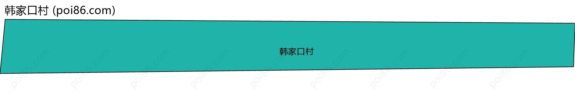 韩家口村边界地图