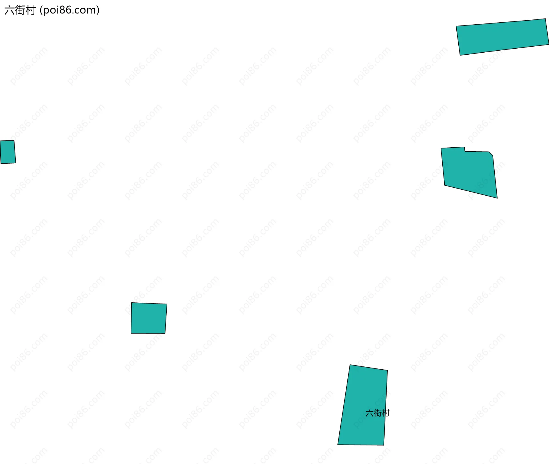 六街村边界地图