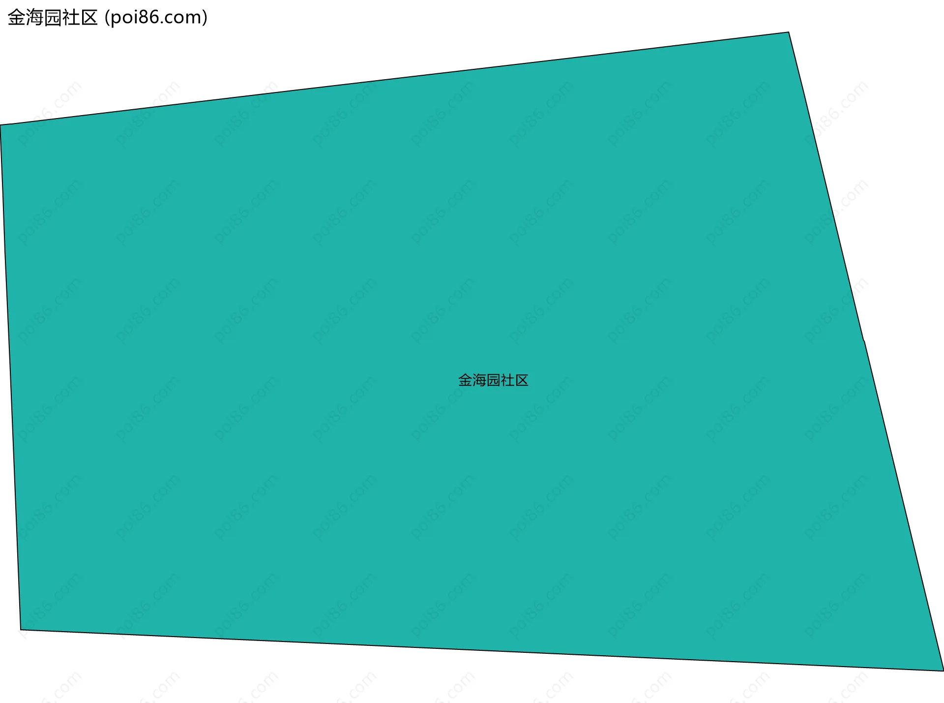 金海园社区边界地图