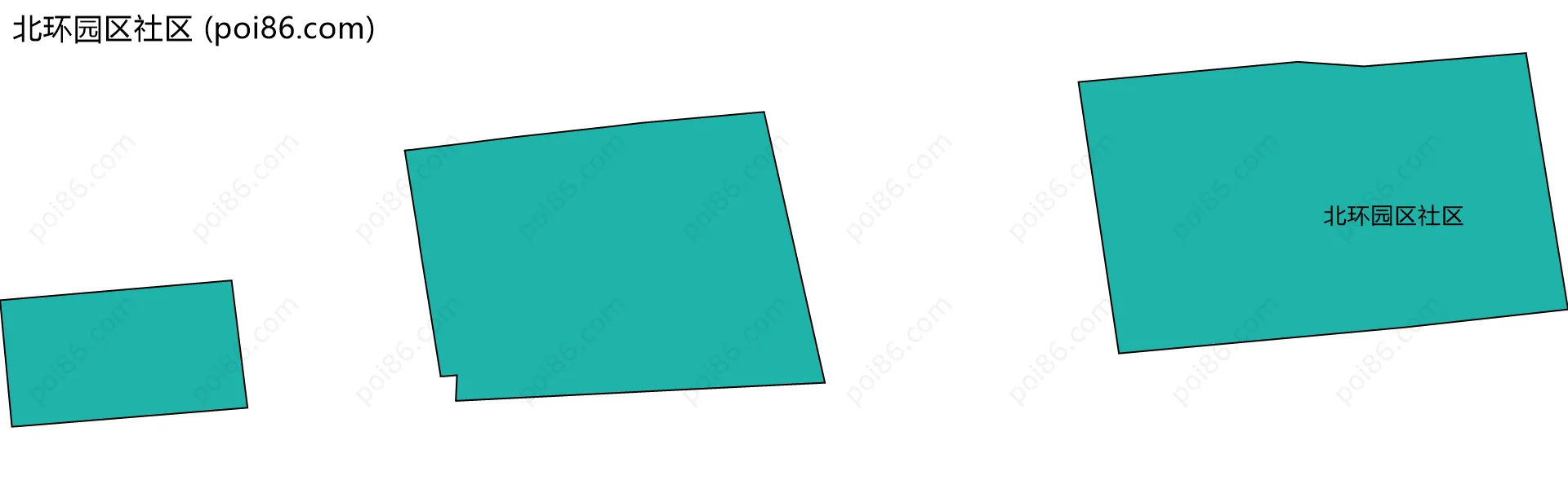 北环园区社区边界地图