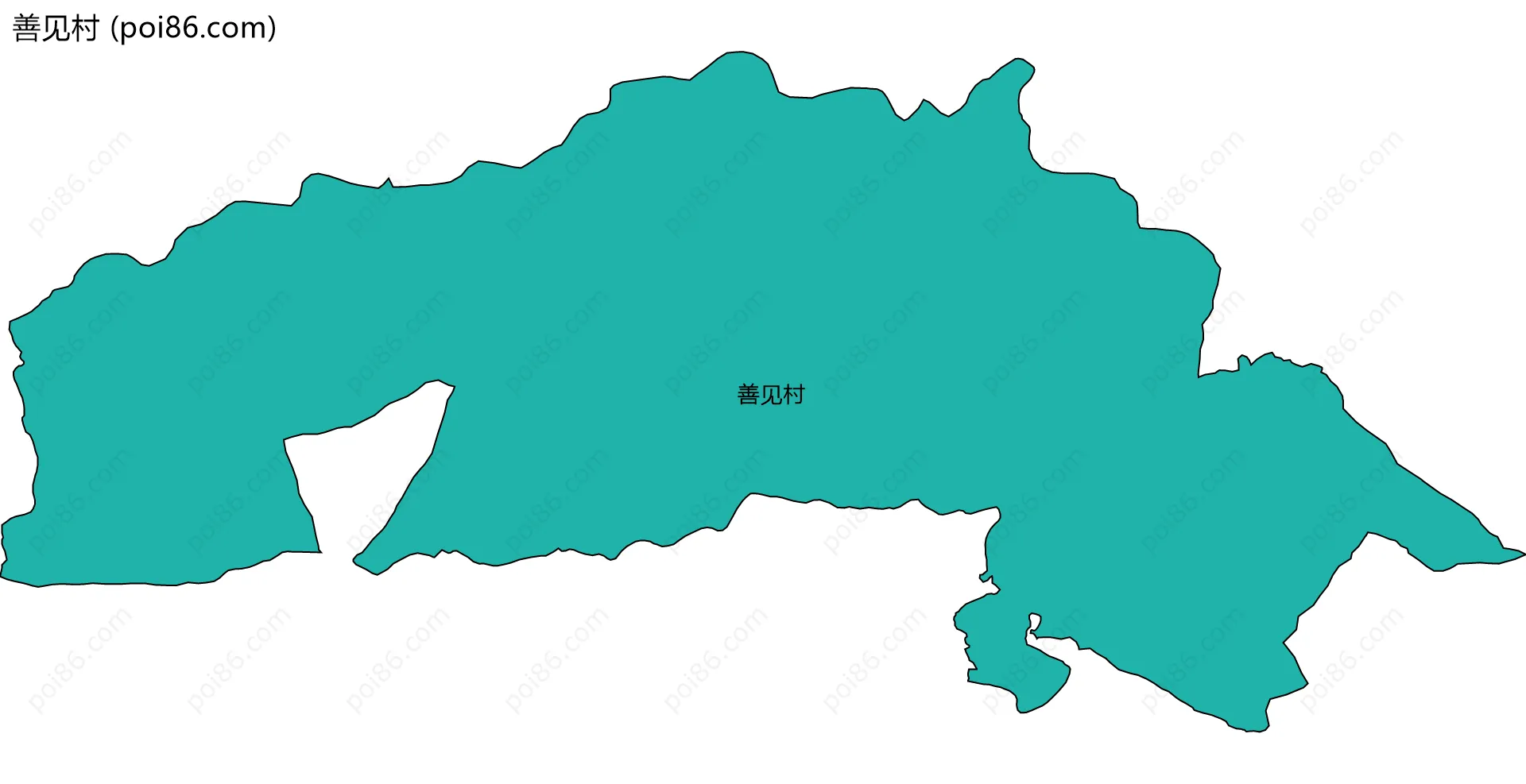 善见村边界地图