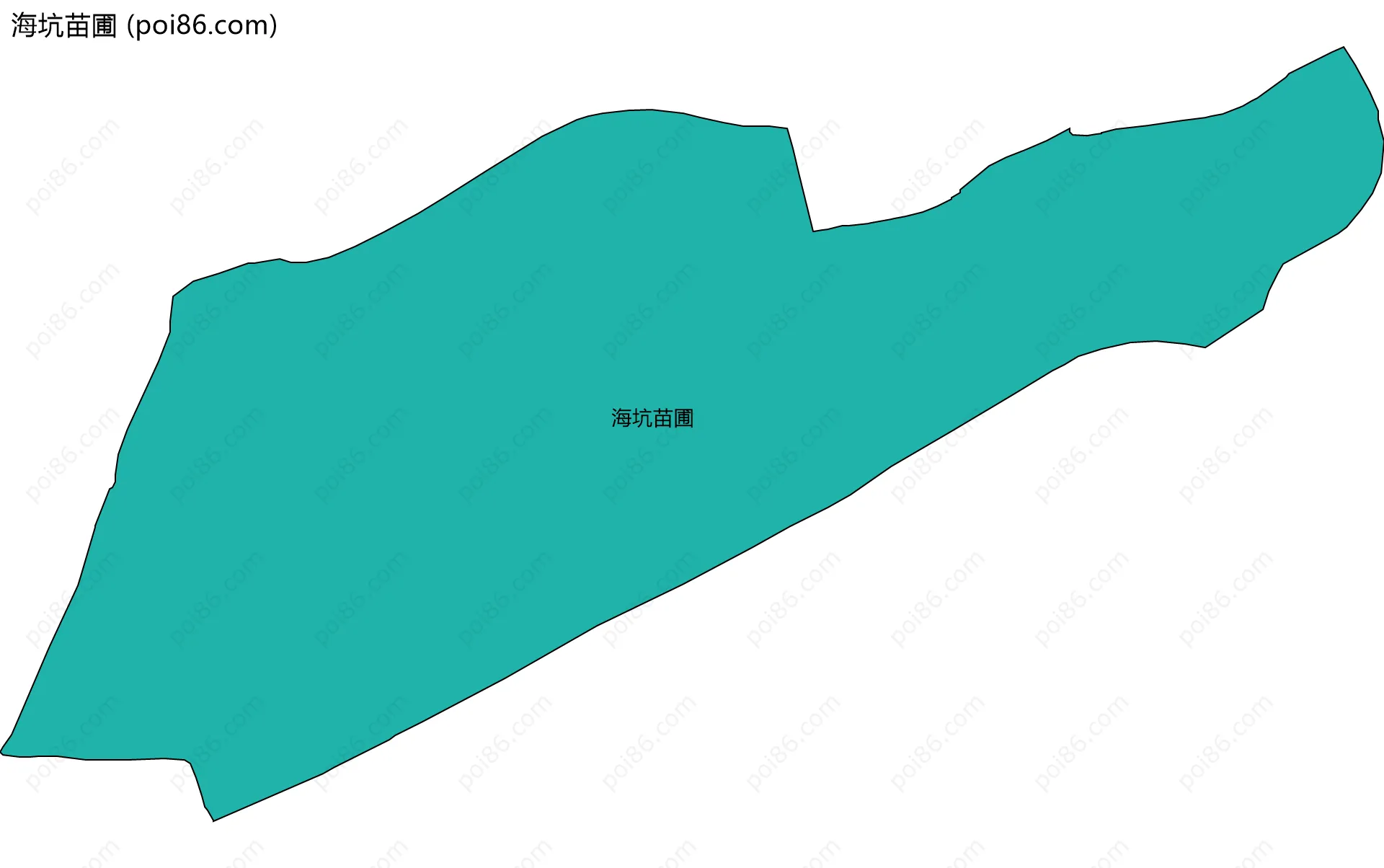 海坑苗圃边界地图