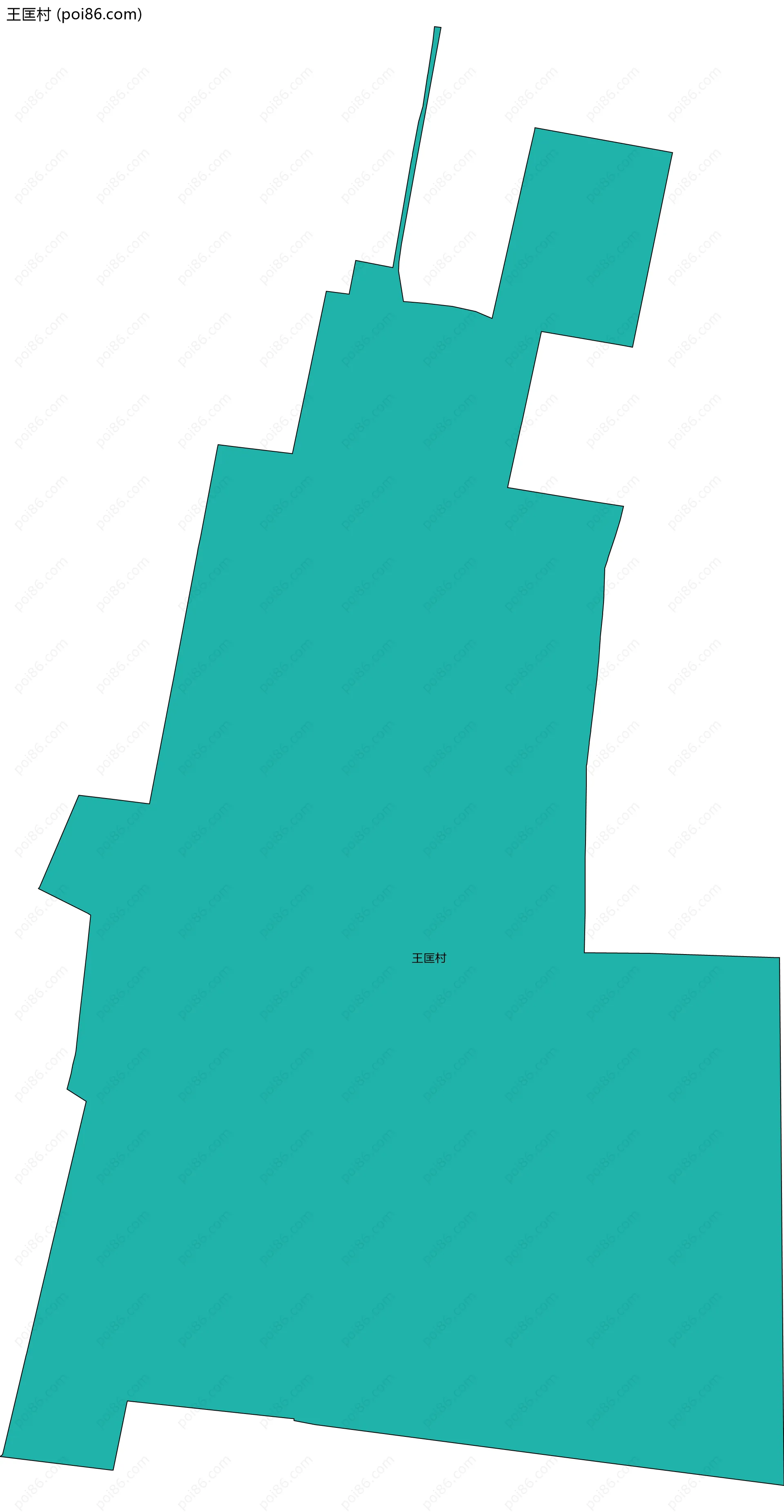 王匡村边界地图