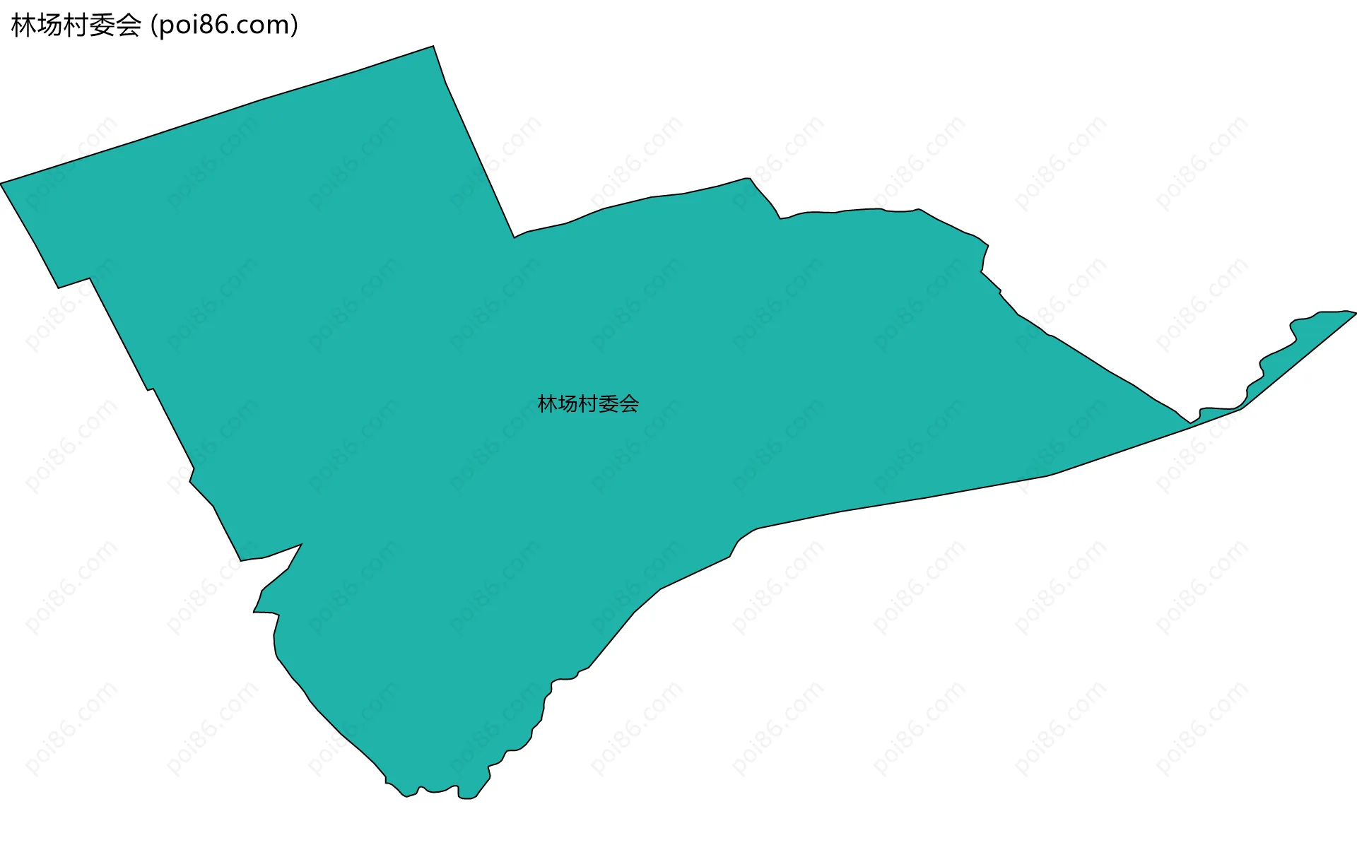 林场村委会边界地图