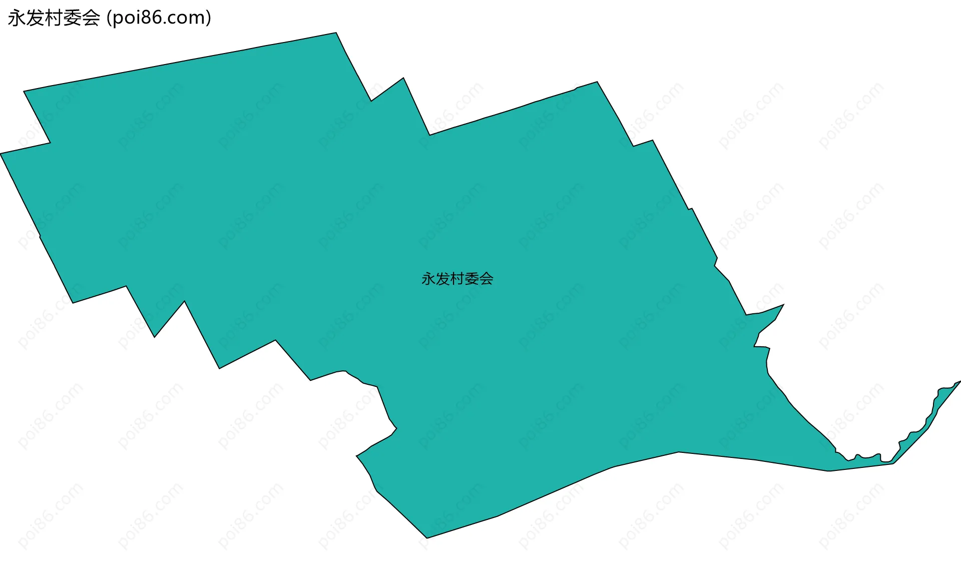 永发村委会边界地图