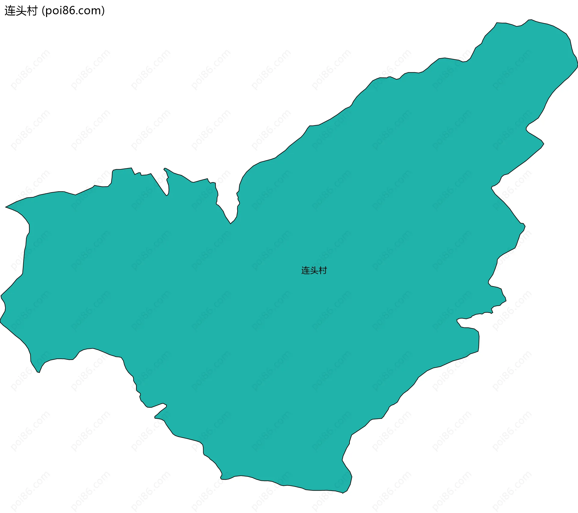 连头村边界地图