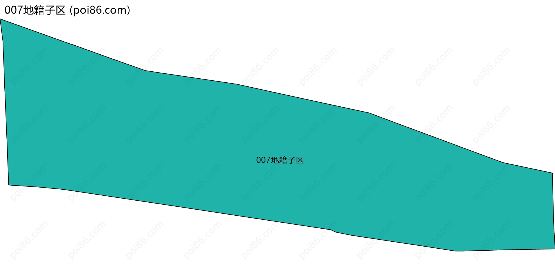 007地籍子区边界地图