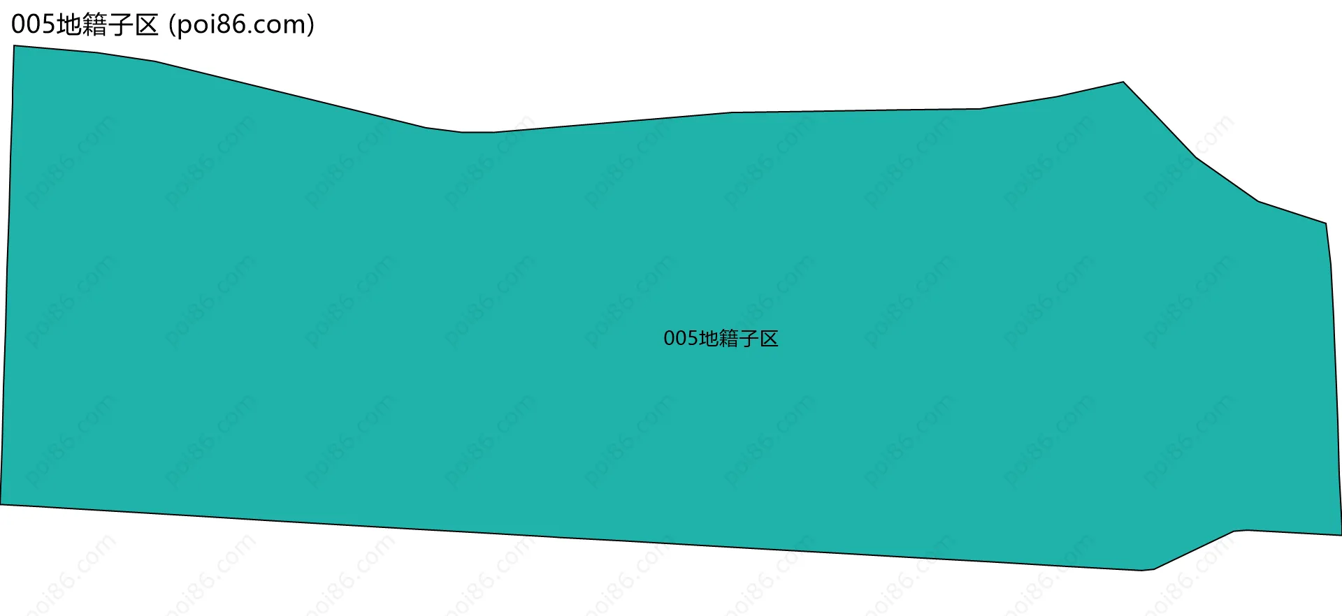 005地籍子区边界地图