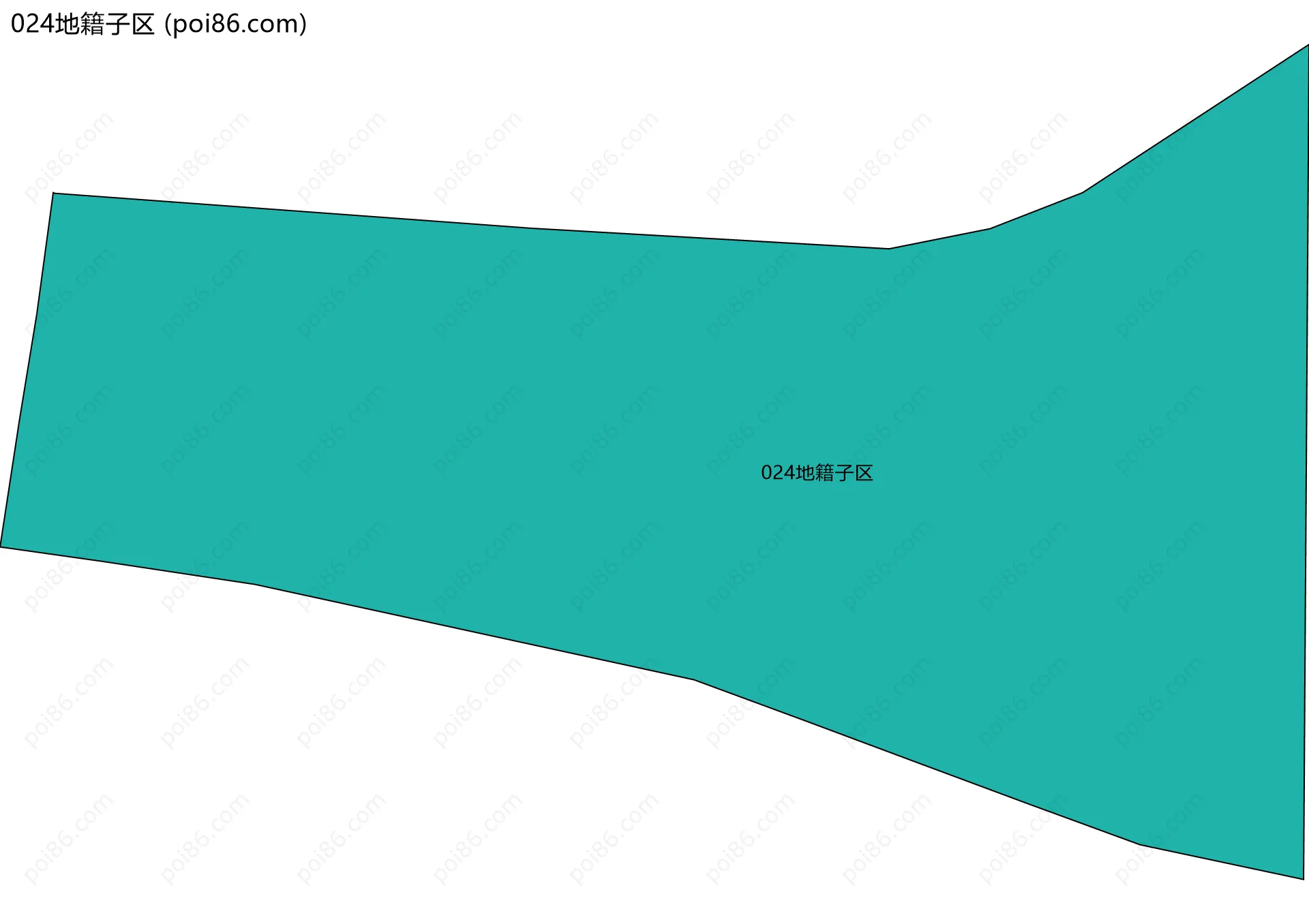 024地籍子区边界地图