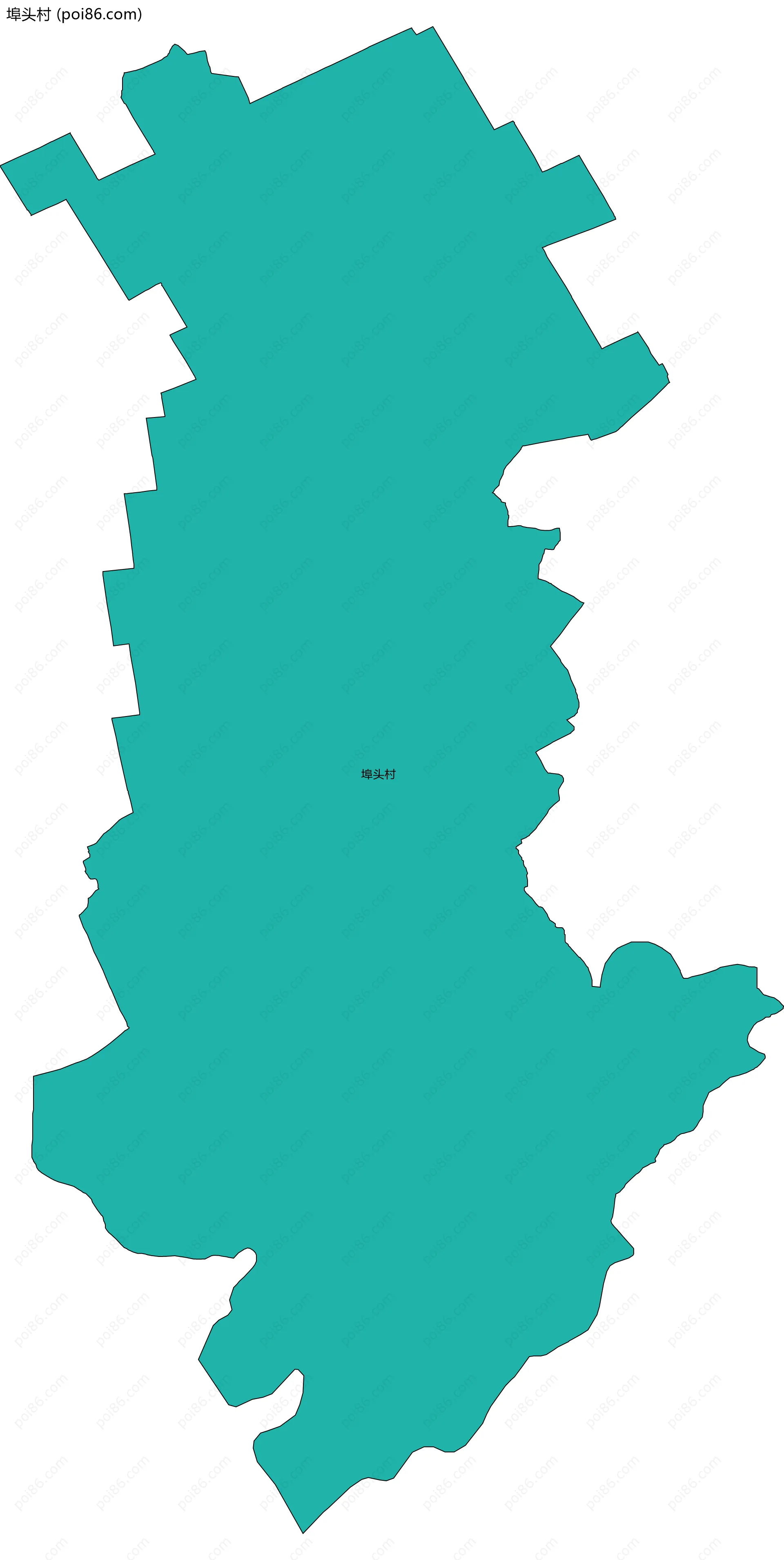 埠头村边界地图