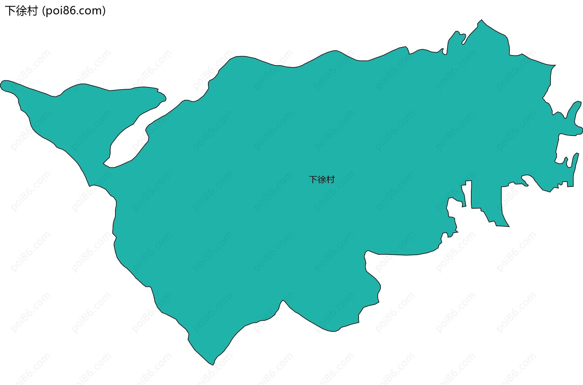 下徐村边界地图