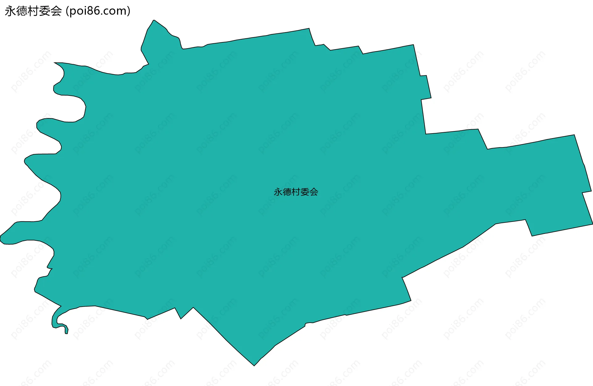 永德村委会边界地图