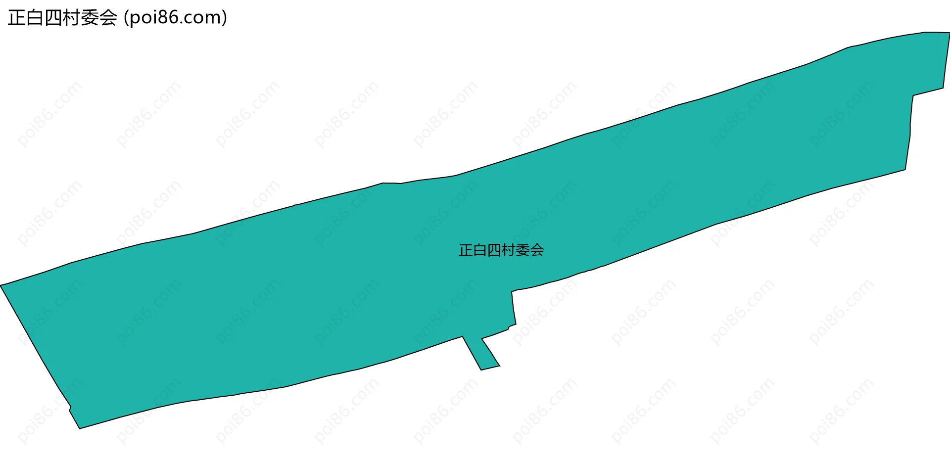 正白四村委会边界地图