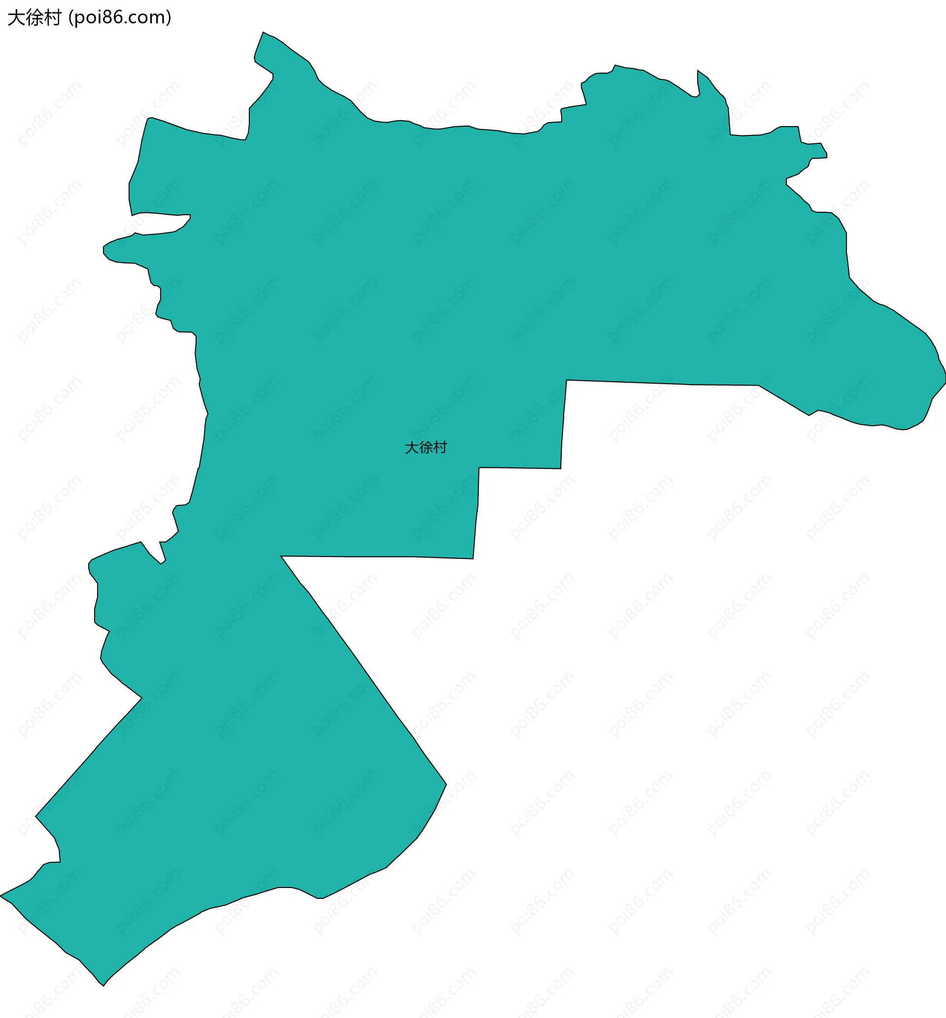 大徐村边界地图