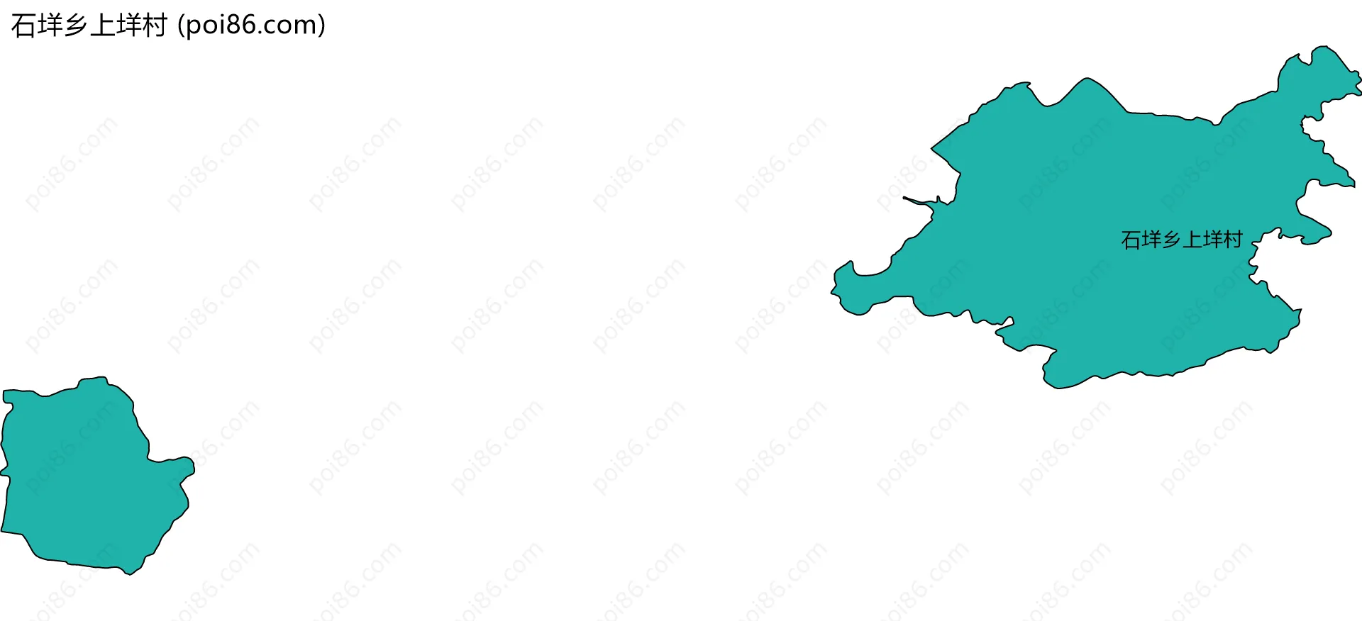 石垟乡上垟村边界地图