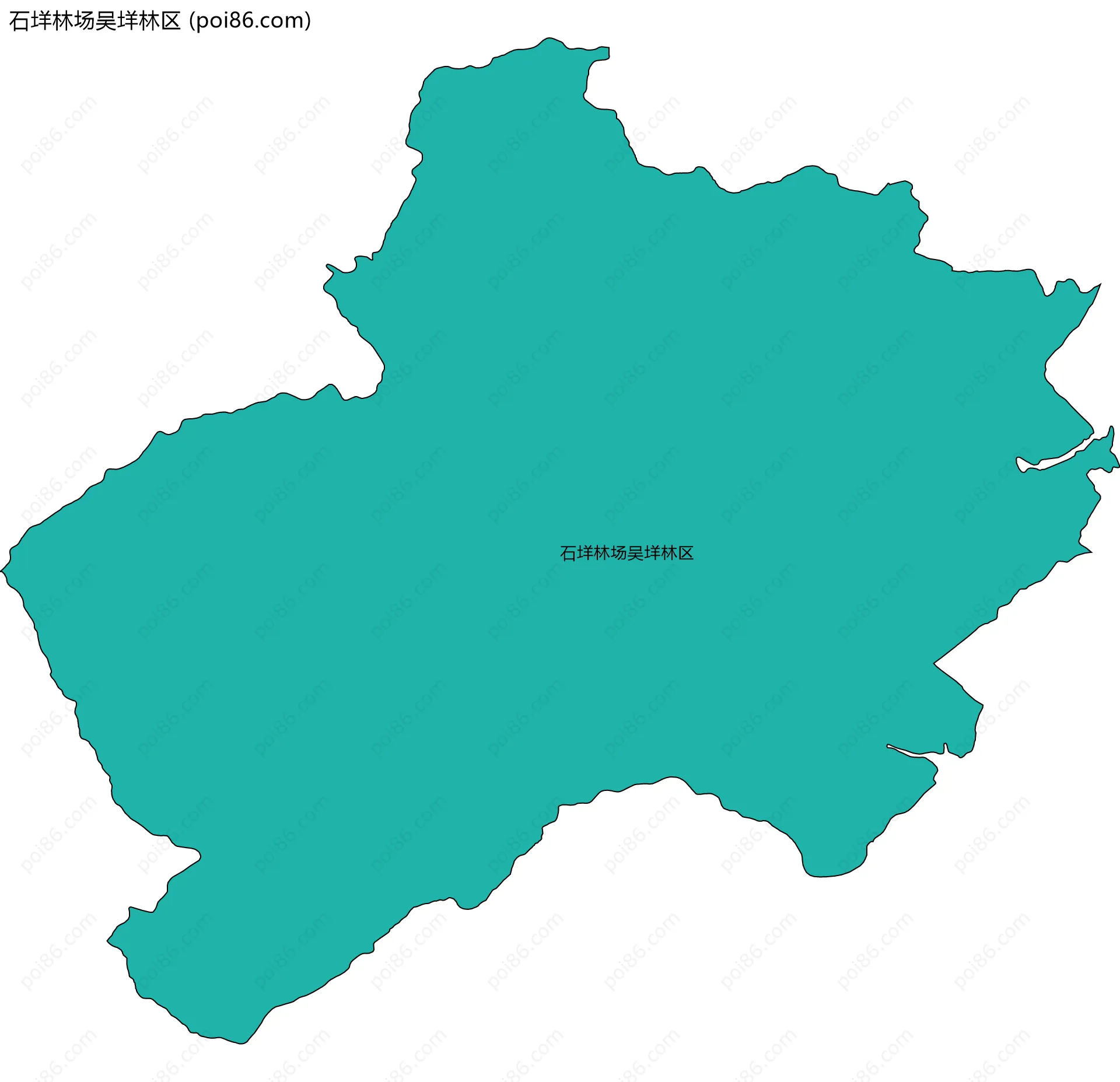 石垟林场吴垟林区边界地图