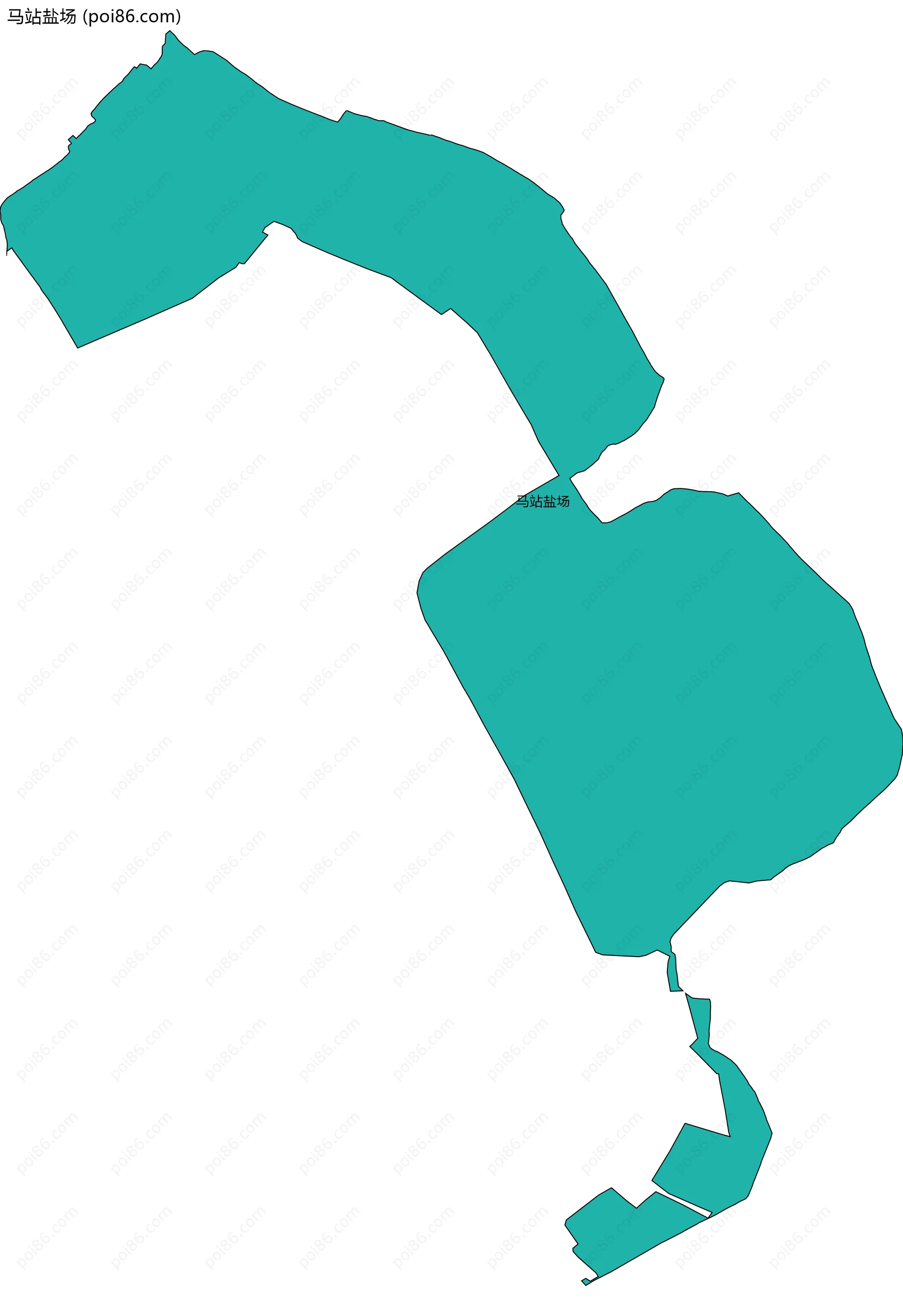 马站盐场边界地图