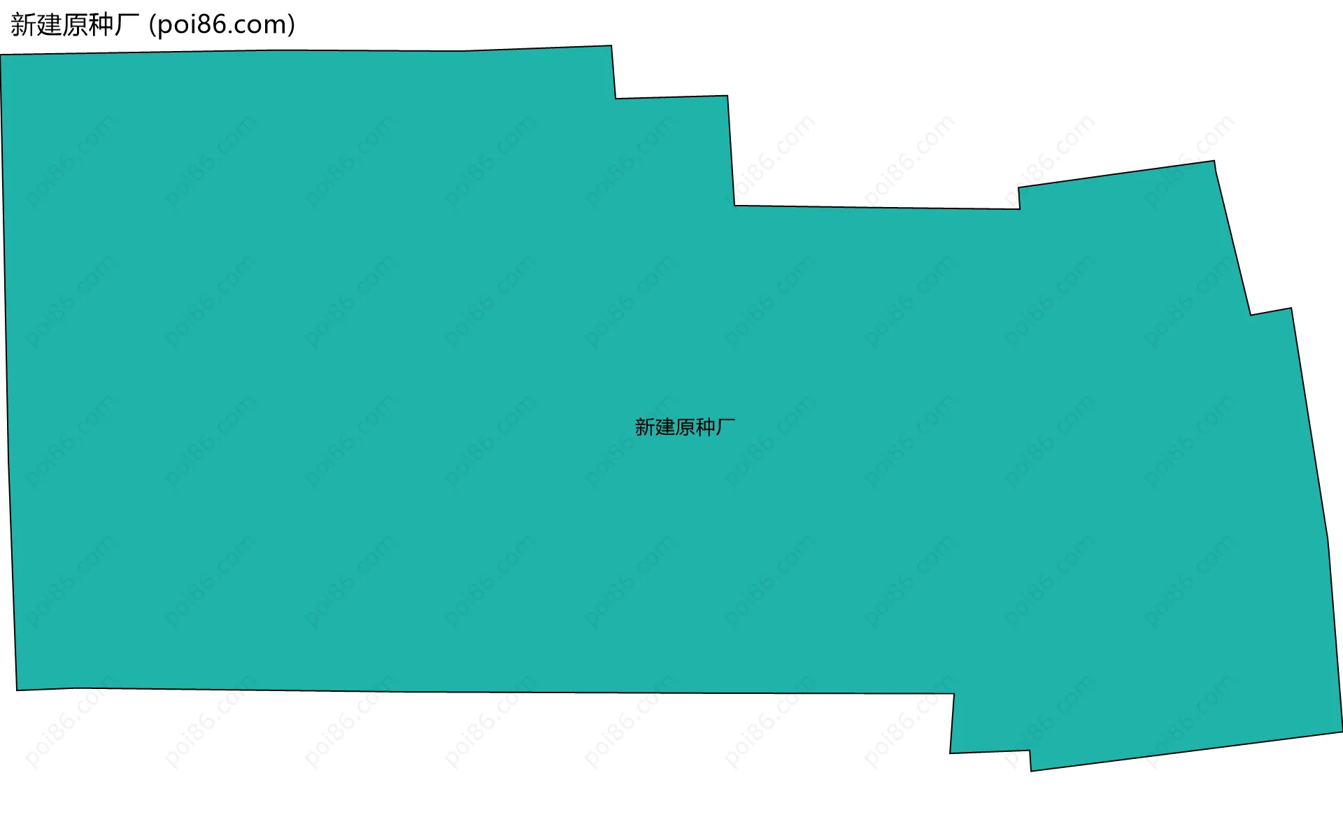 新建原种厂边界地图