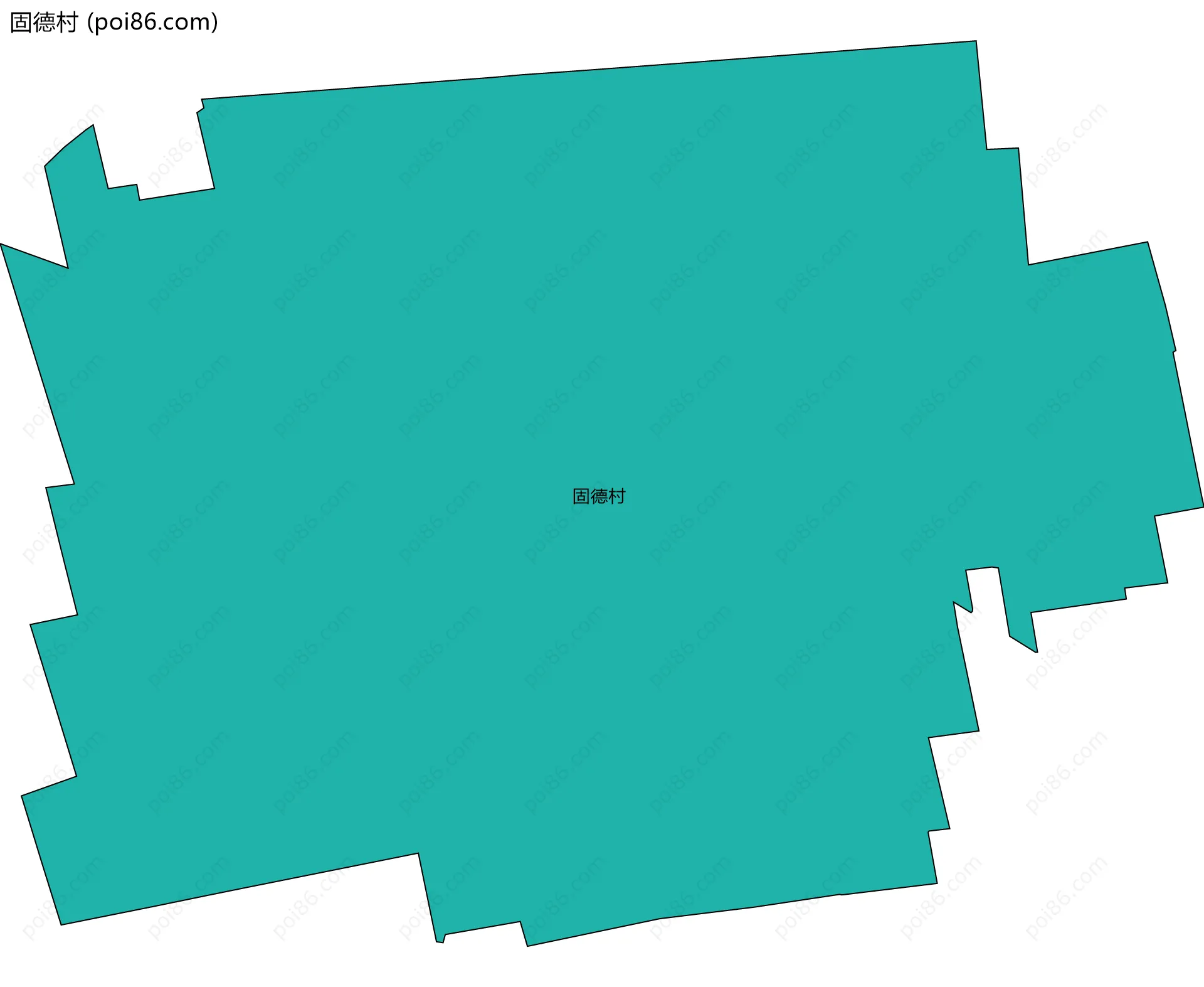 固德村边界地图