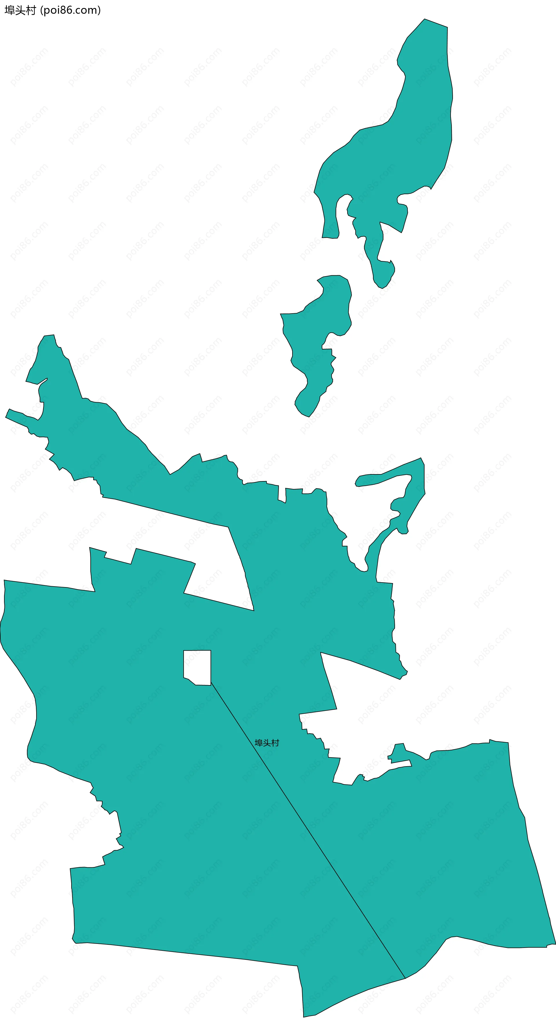 埠头村边界地图