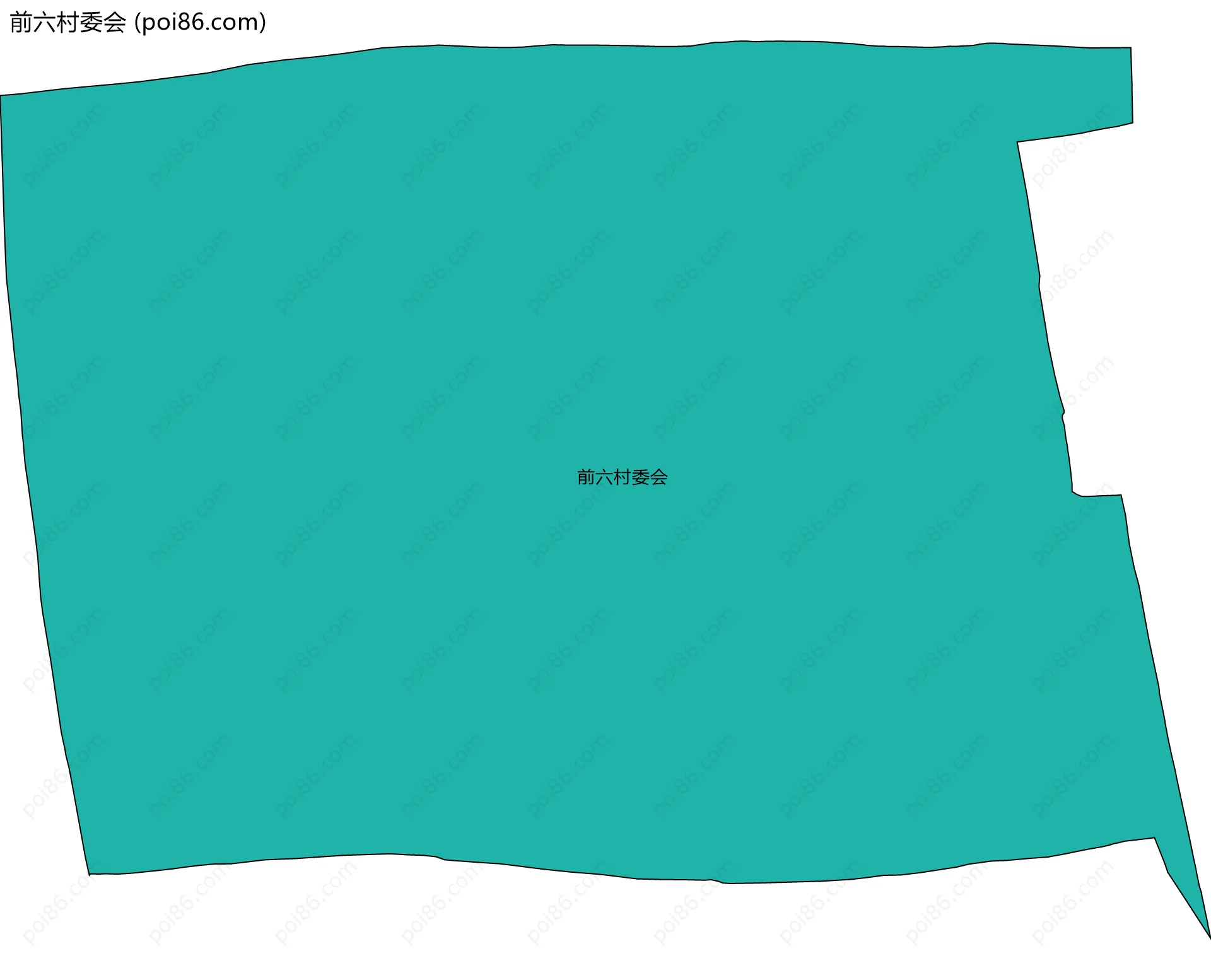 前六村委会边界地图
