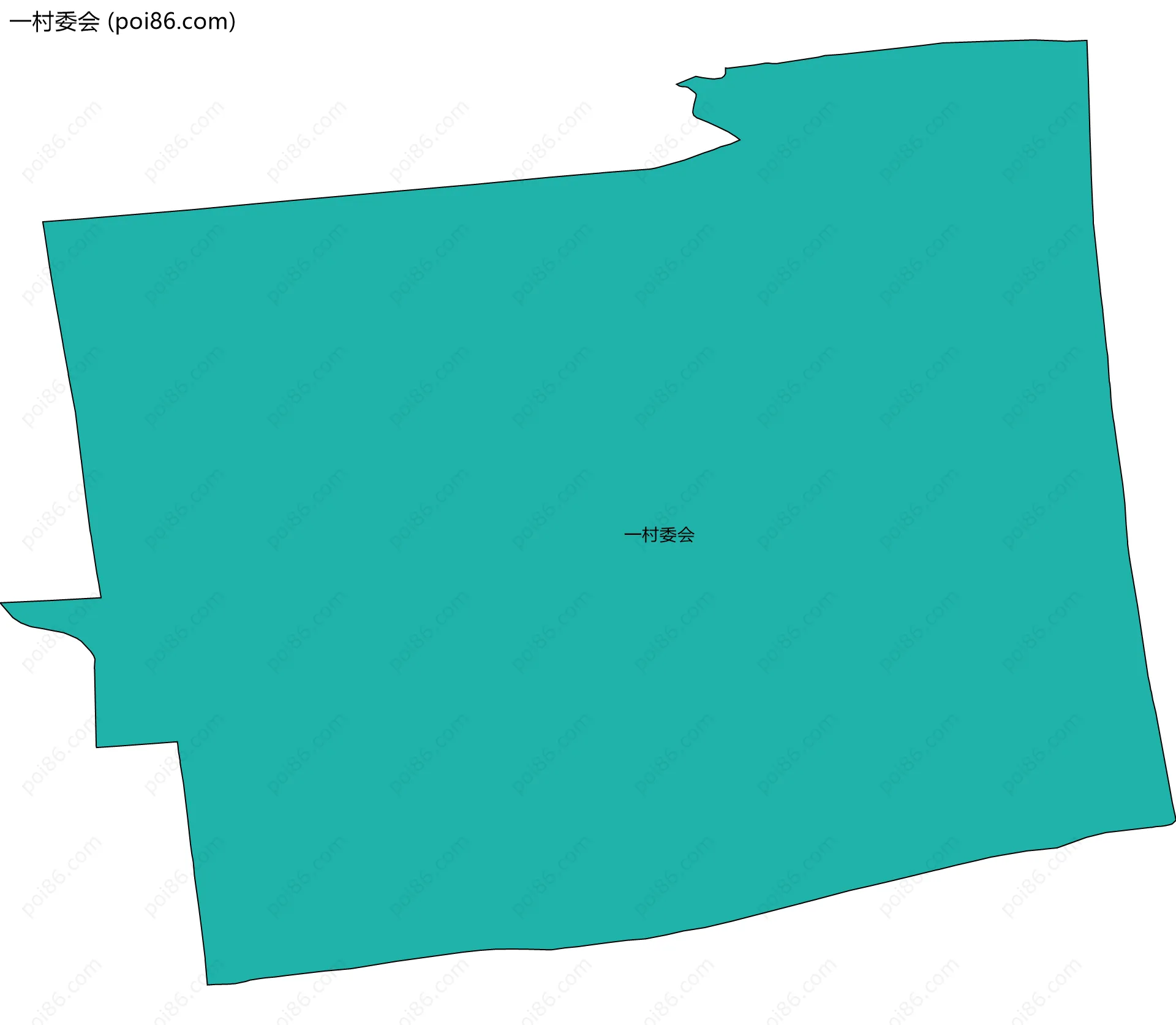 一村委会边界地图