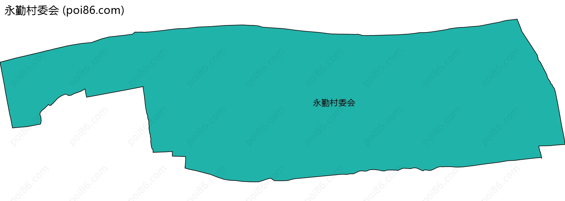 永勤村委会边界地图