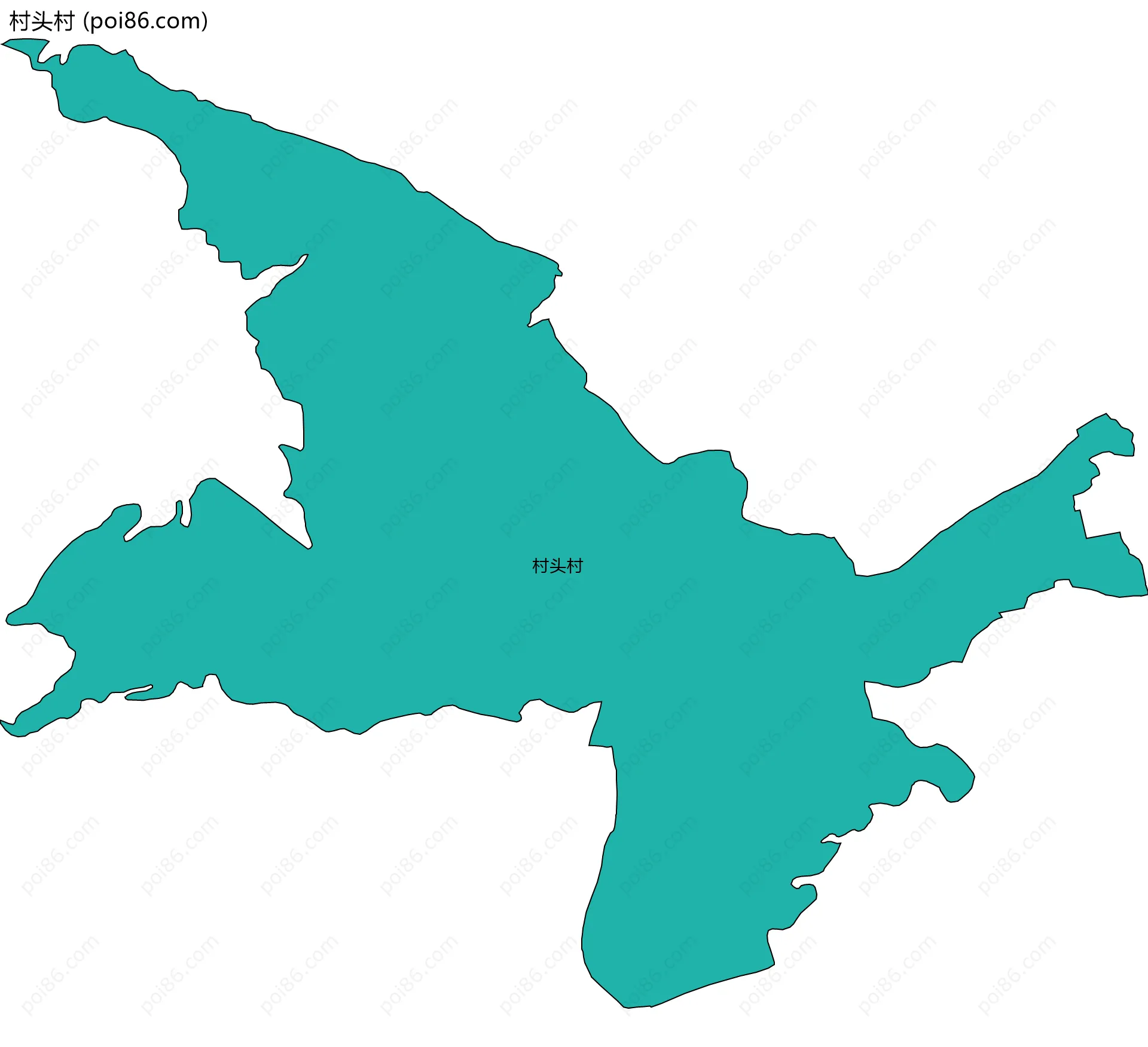村头村边界地图