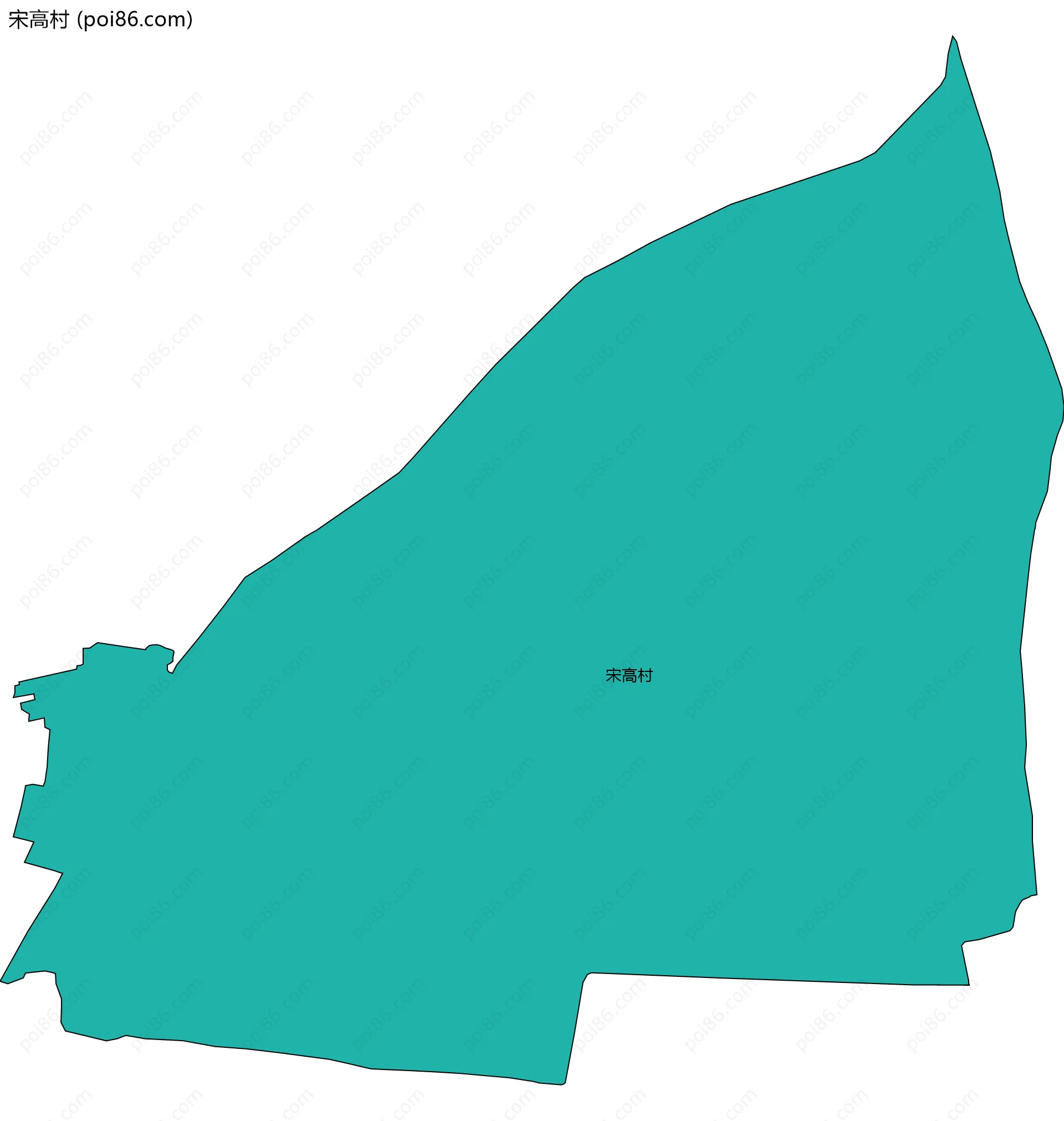 宋高村边界地图