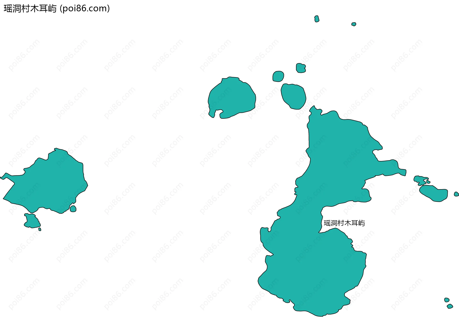 瑶洞村木耳屿边界地图