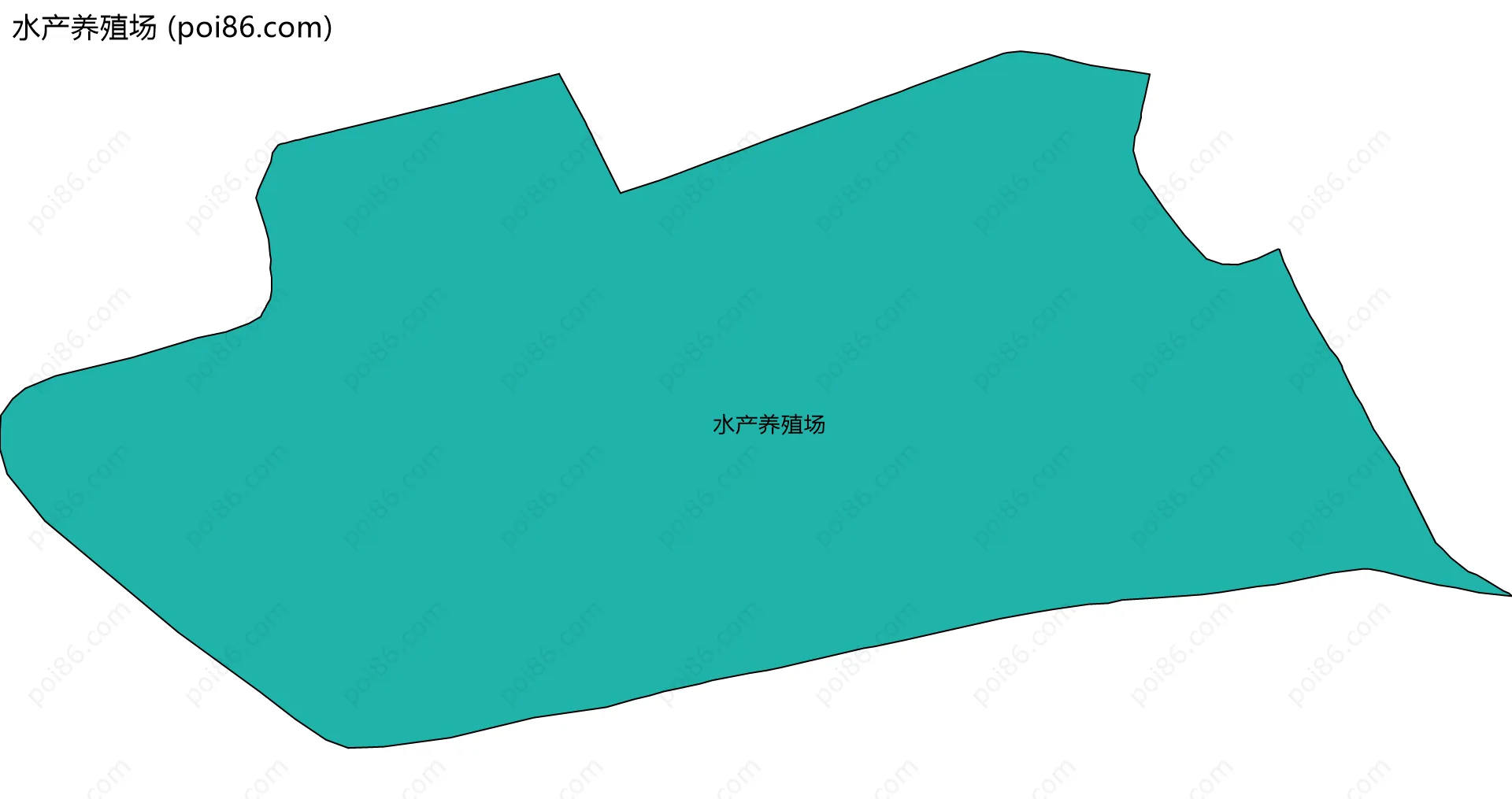 水产养殖场边界地图